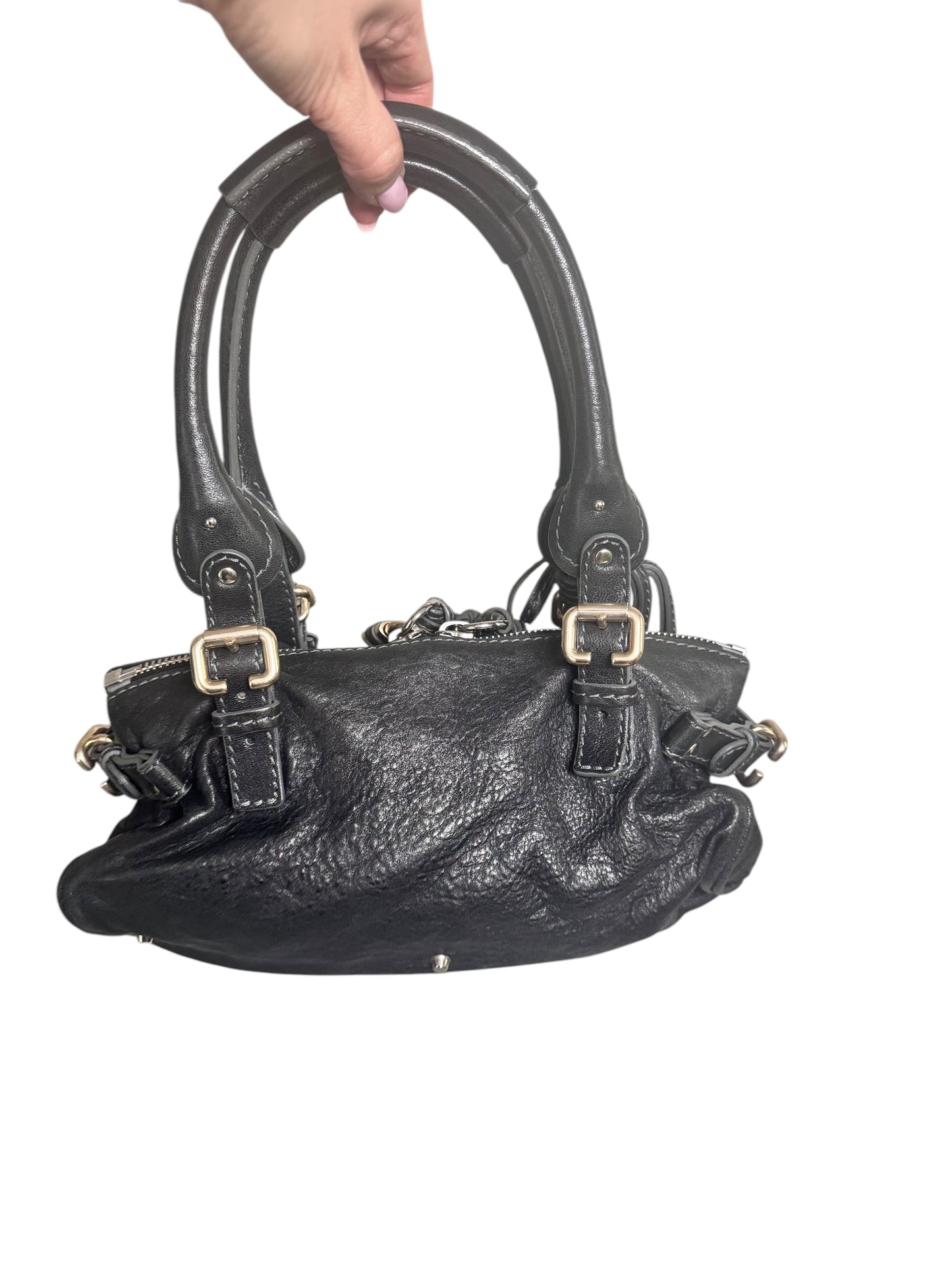 Chloe Paddington Mini Leather Boston Bag