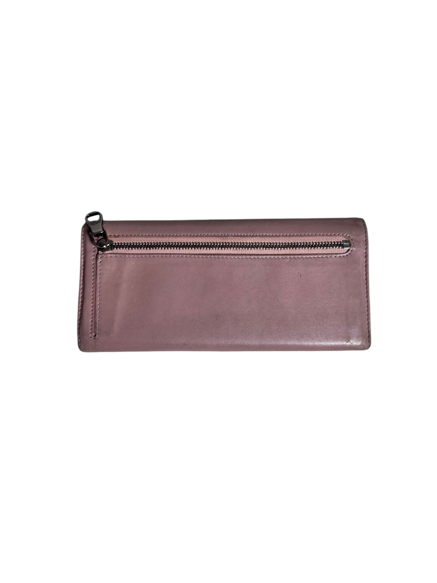 Loewe Ribbon Motif Leather Long Wallet
