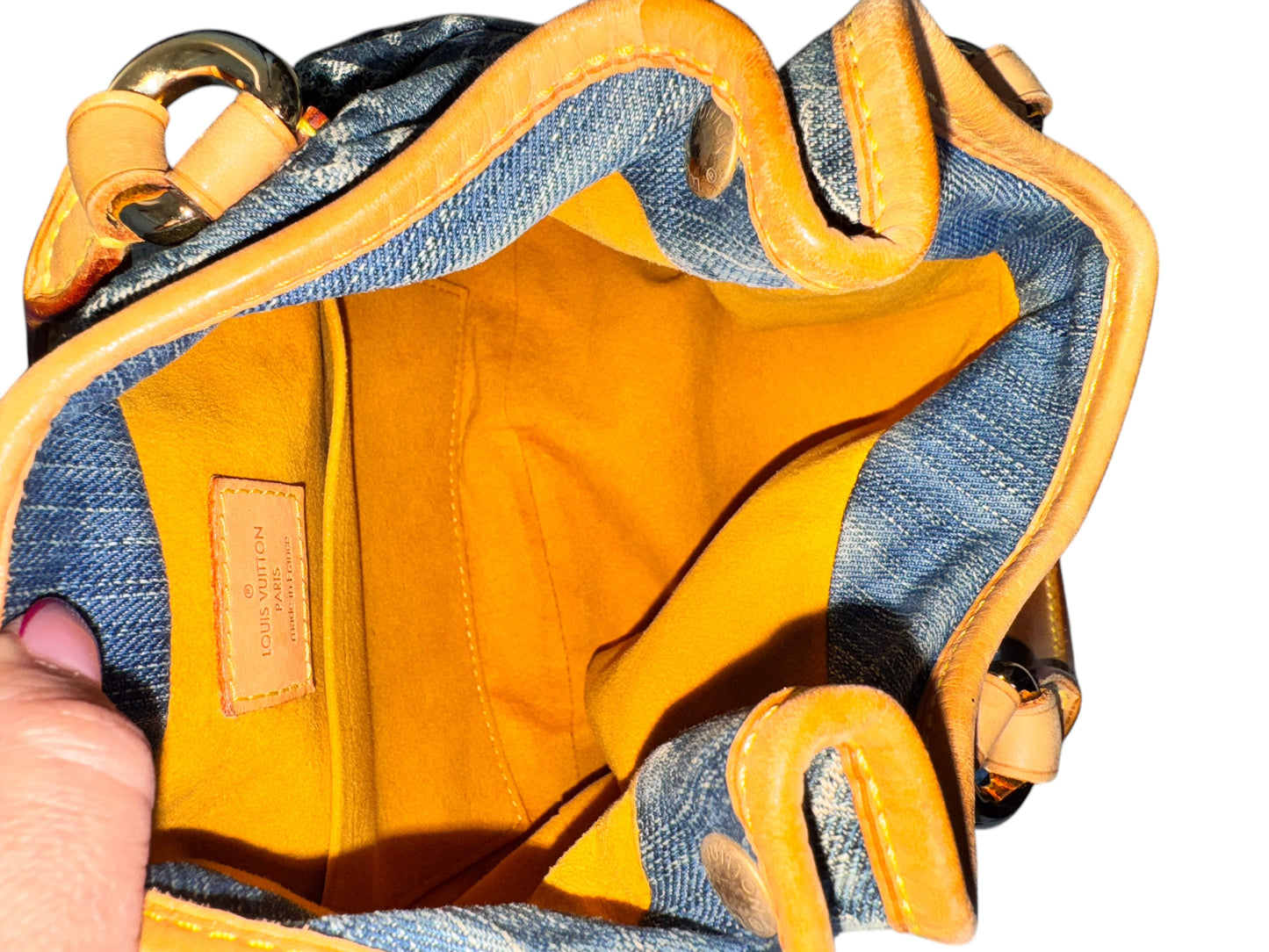 Louis Vuitton Monogram Denim Pleaty 2000