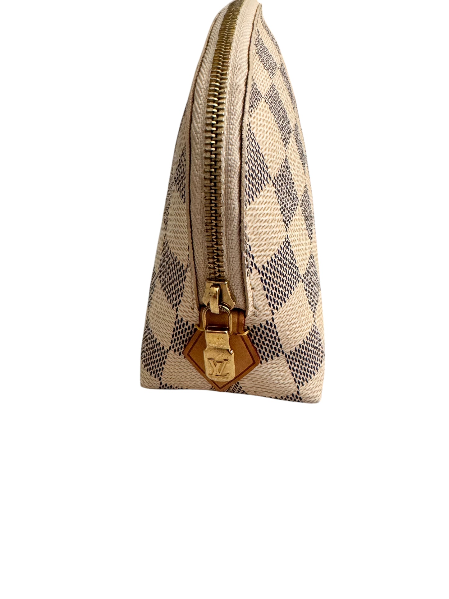 Louis Vuitton Damier Azur Cosmetic Pouch PM 2014