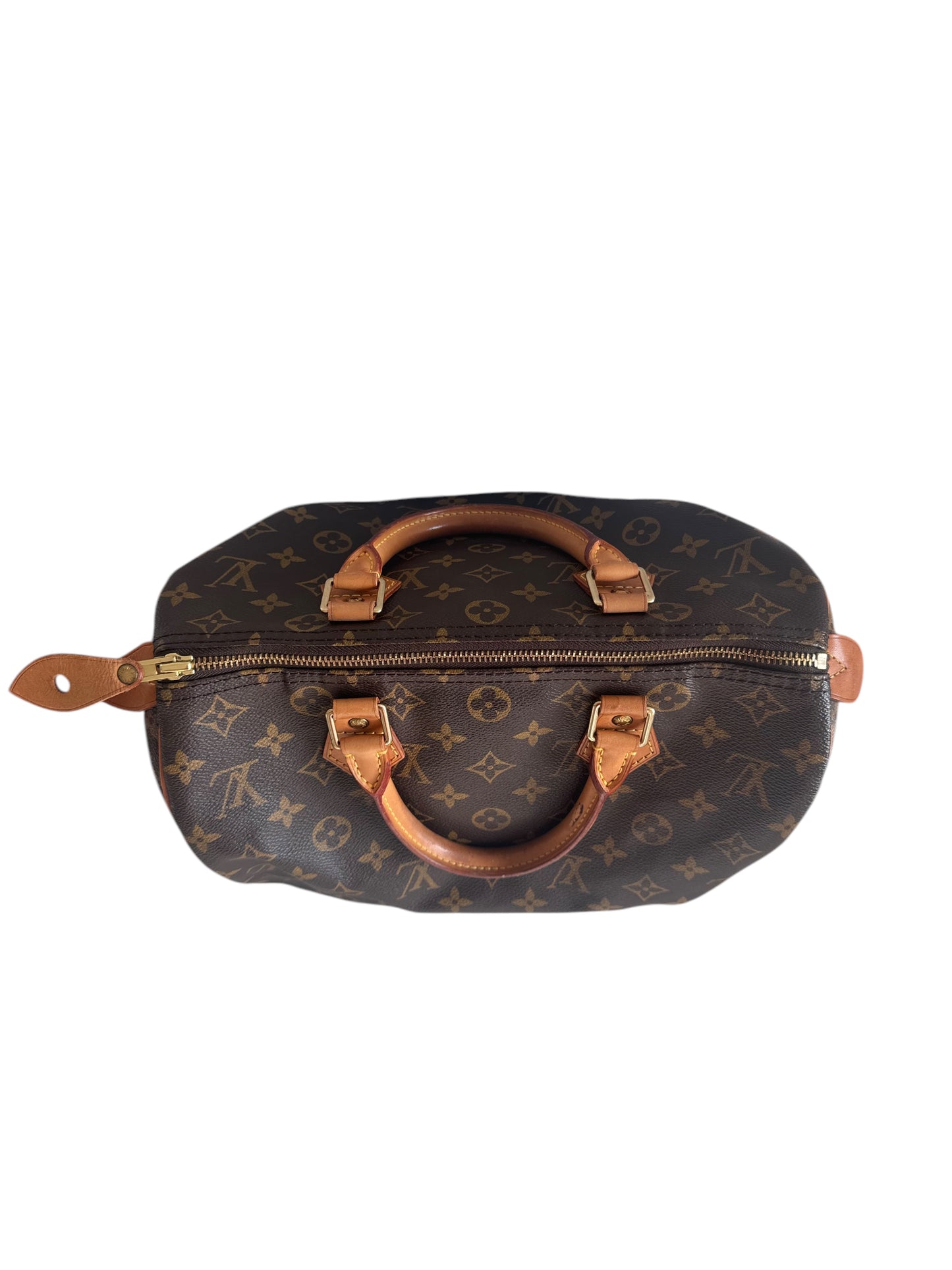 Louis Vuitton Monogram Canvas Speedy 30 1995 w/Lock & Key
