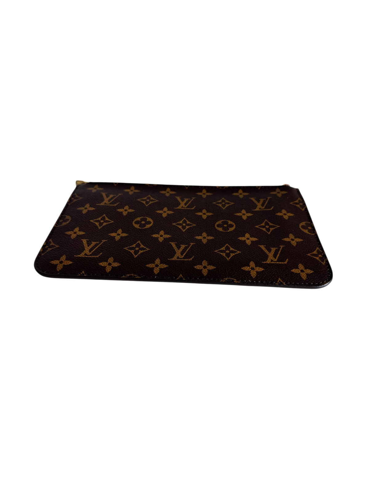 Louis Vuitton Monogram Canvas Neverful Pouch Orange Interior 2013