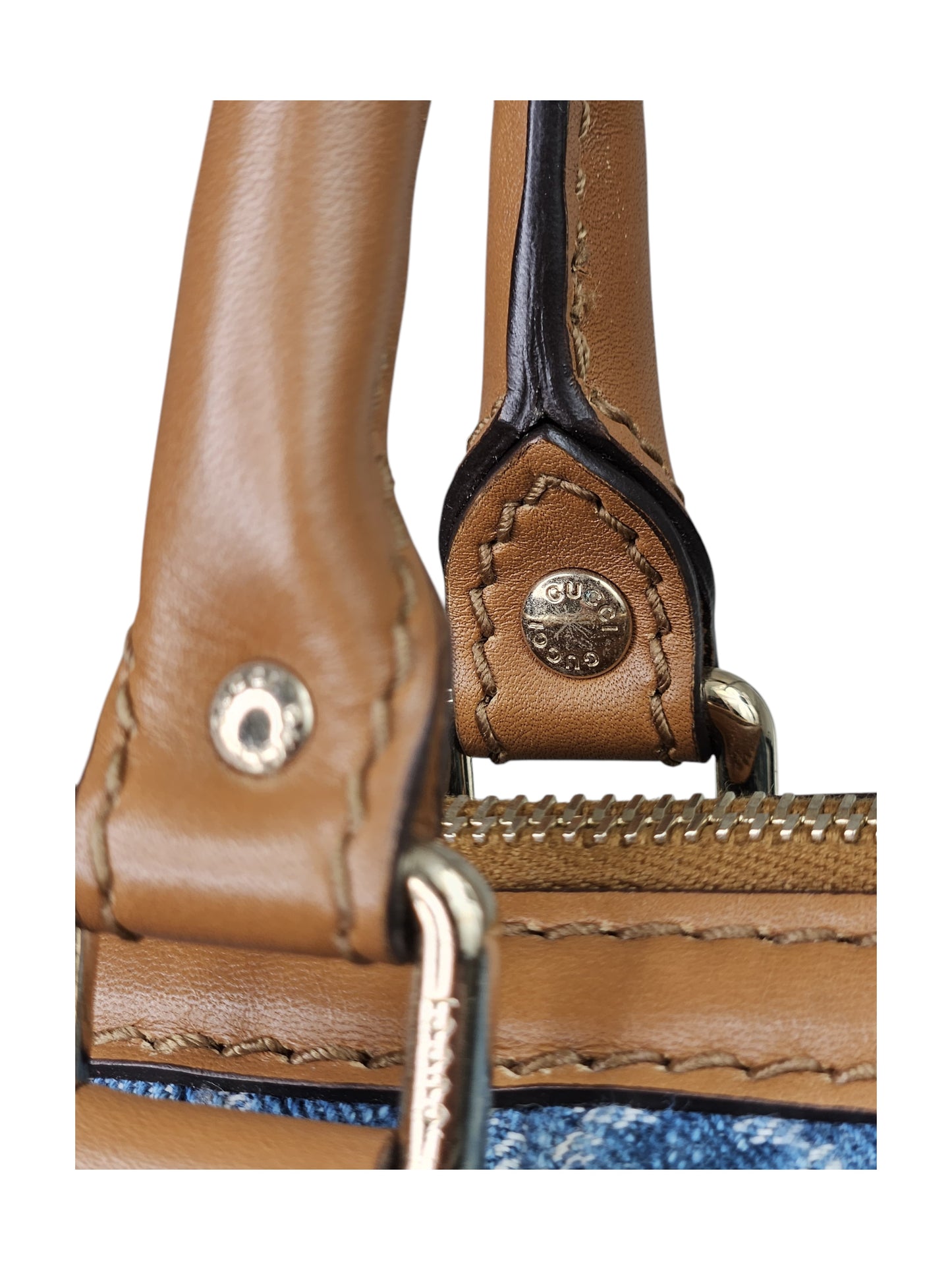 Gucci Denim Sukey 2 way Handbag