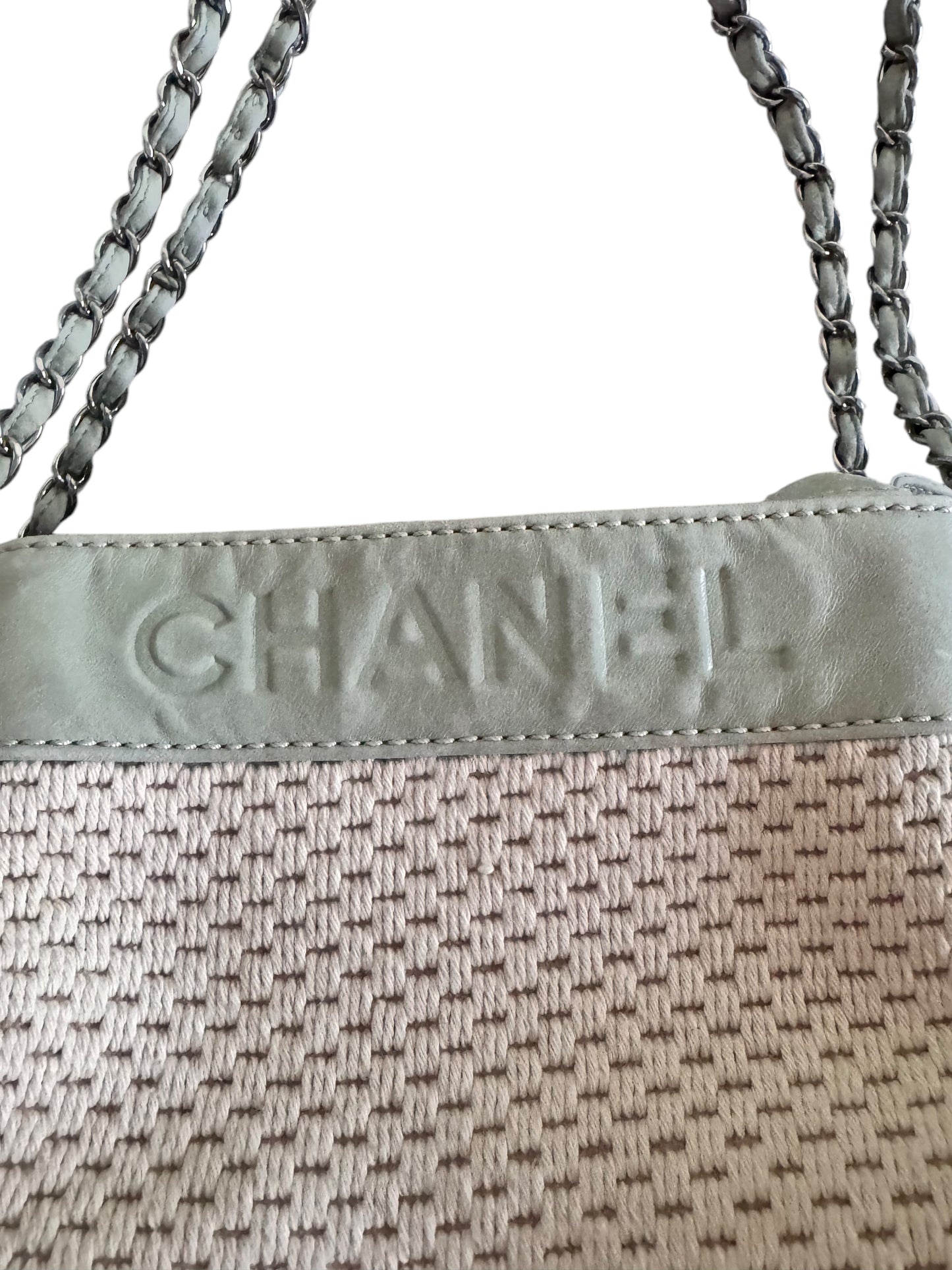 Chanel Lax Crochet Accordion Shoulder Bag