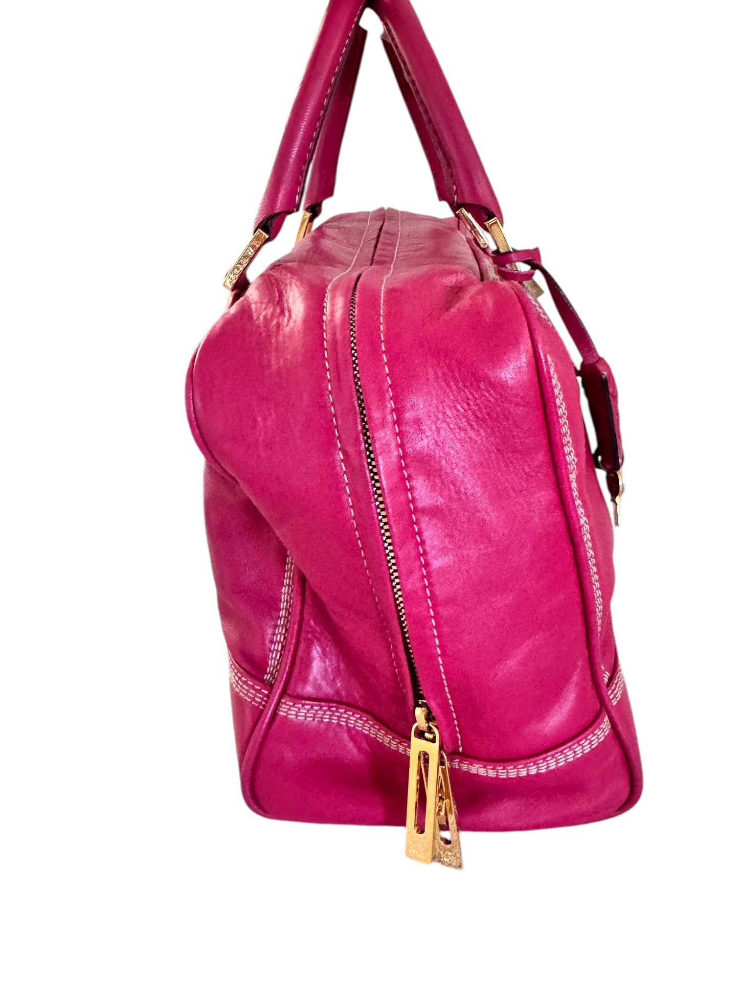 Loewe Anagram Amazona 35 Boston Bag (Pink)