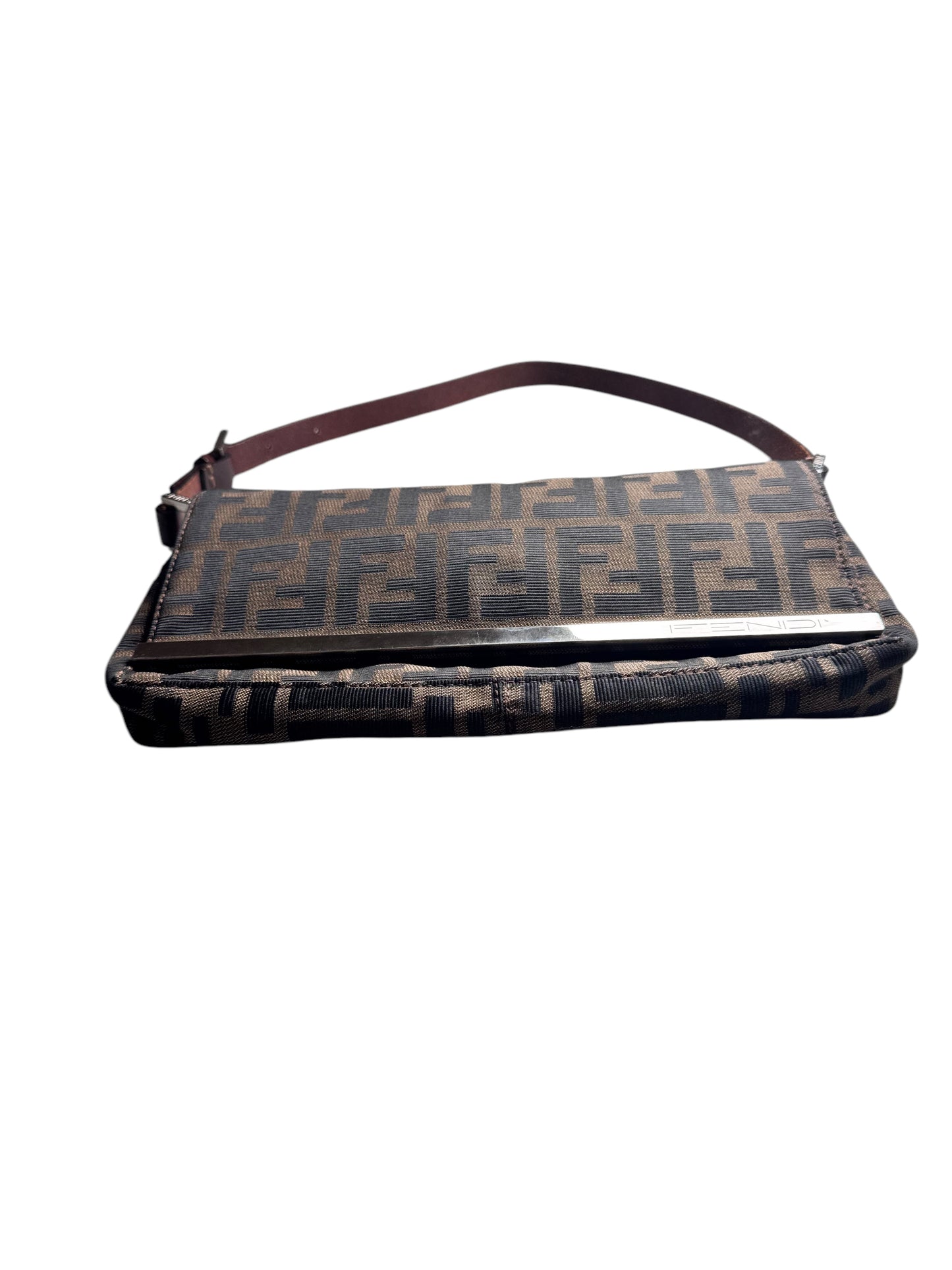 Fendi Zucca Baguette Shoulder Bag