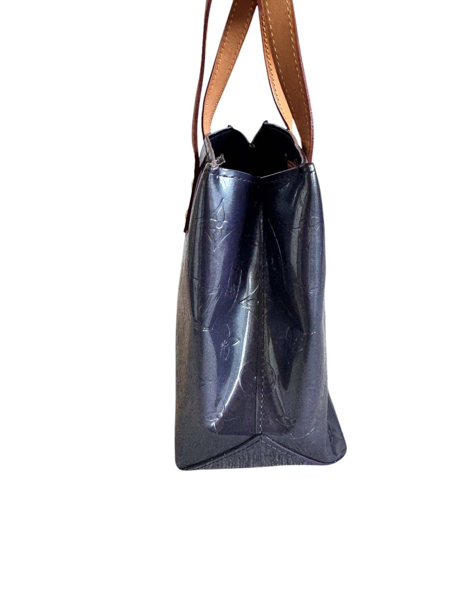 Louis Vuitton 2005 Monogram Vernis Reade PM Tote (Indigo)