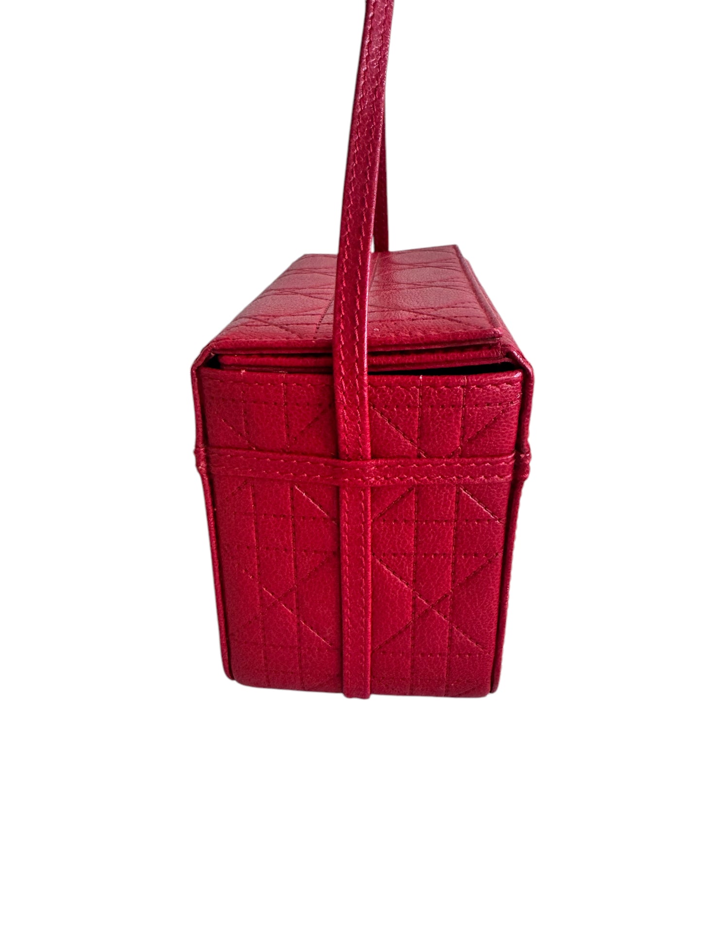 Christian Dior Cannage Vanity Case (RED)