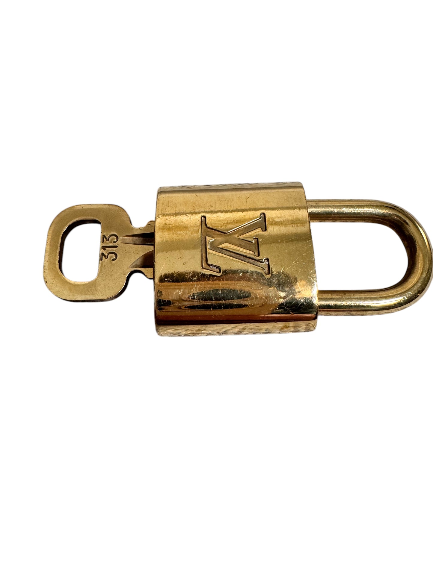 Louis Vuitton Metal Lock and Key Set 313