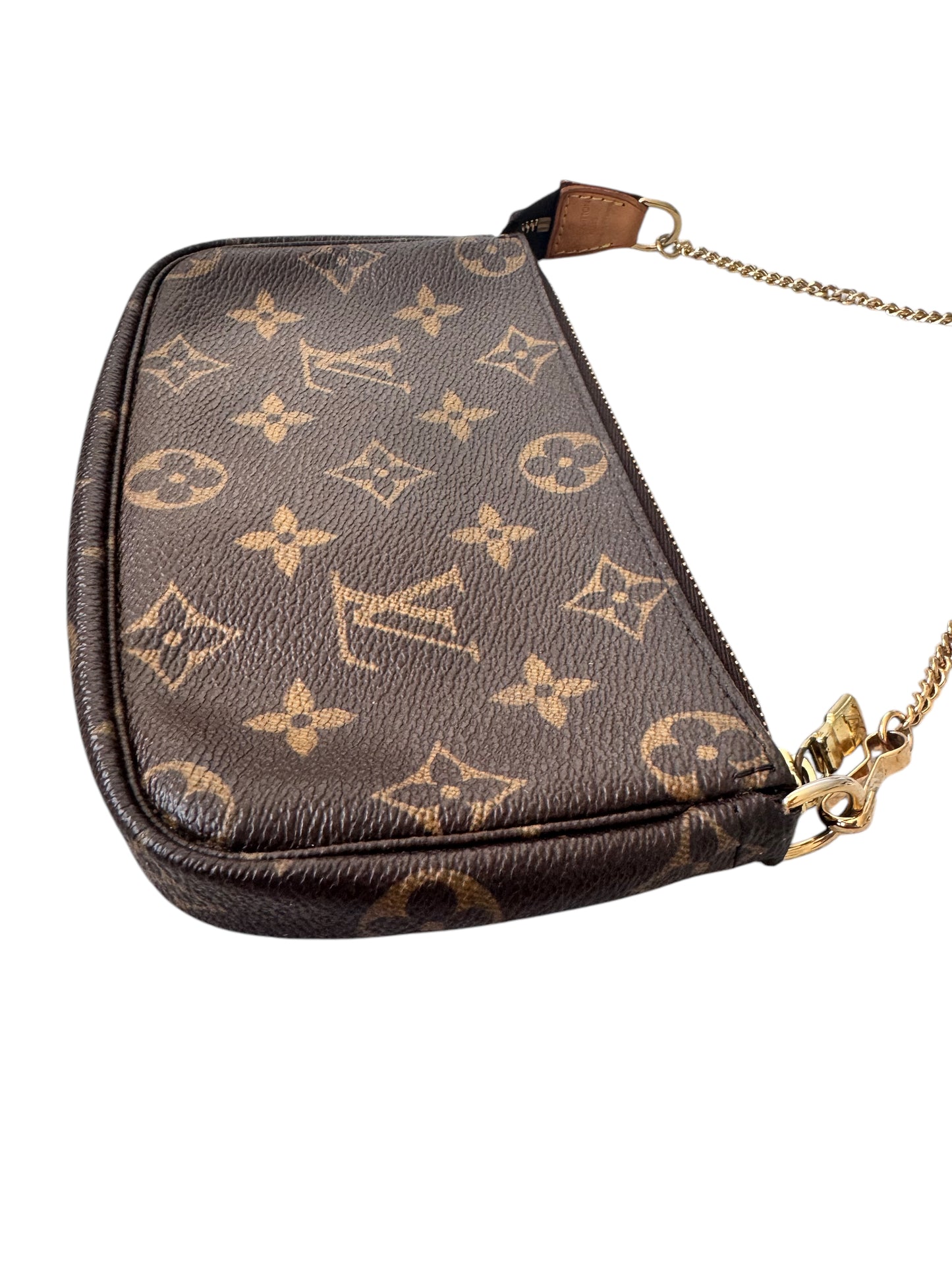 Louis Vuitton Monogram Canvas Mini Bucket Pochette (RARE Size!)