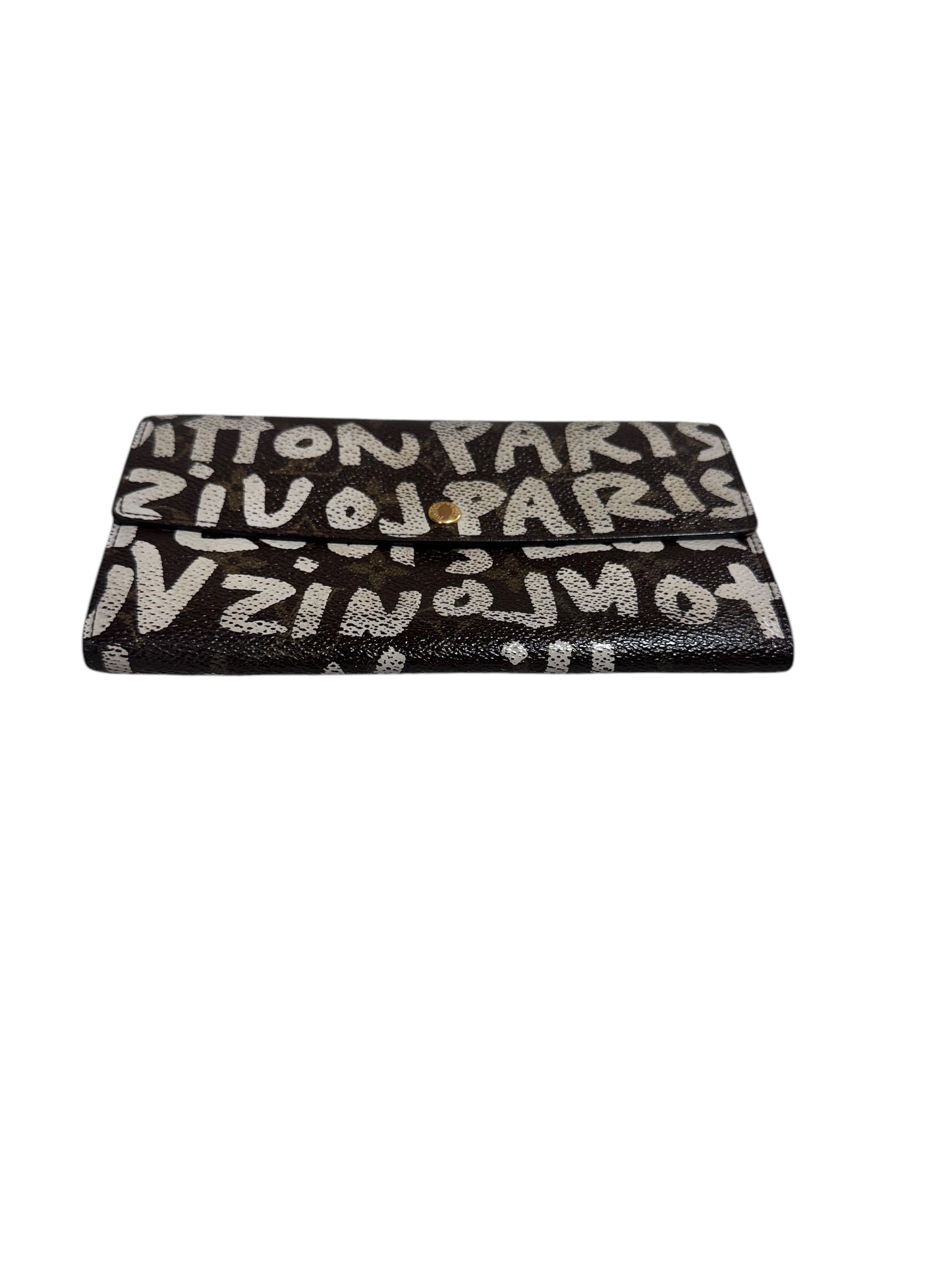 Louis Vuitton Monogram Canvas Graffiti 2001 Portefeuille Sarah Wallet (Limited Edition)