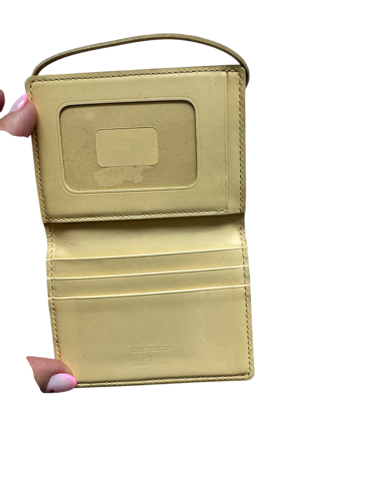Louis Vuitton Epi Leather Card Case (Yellow) 2001