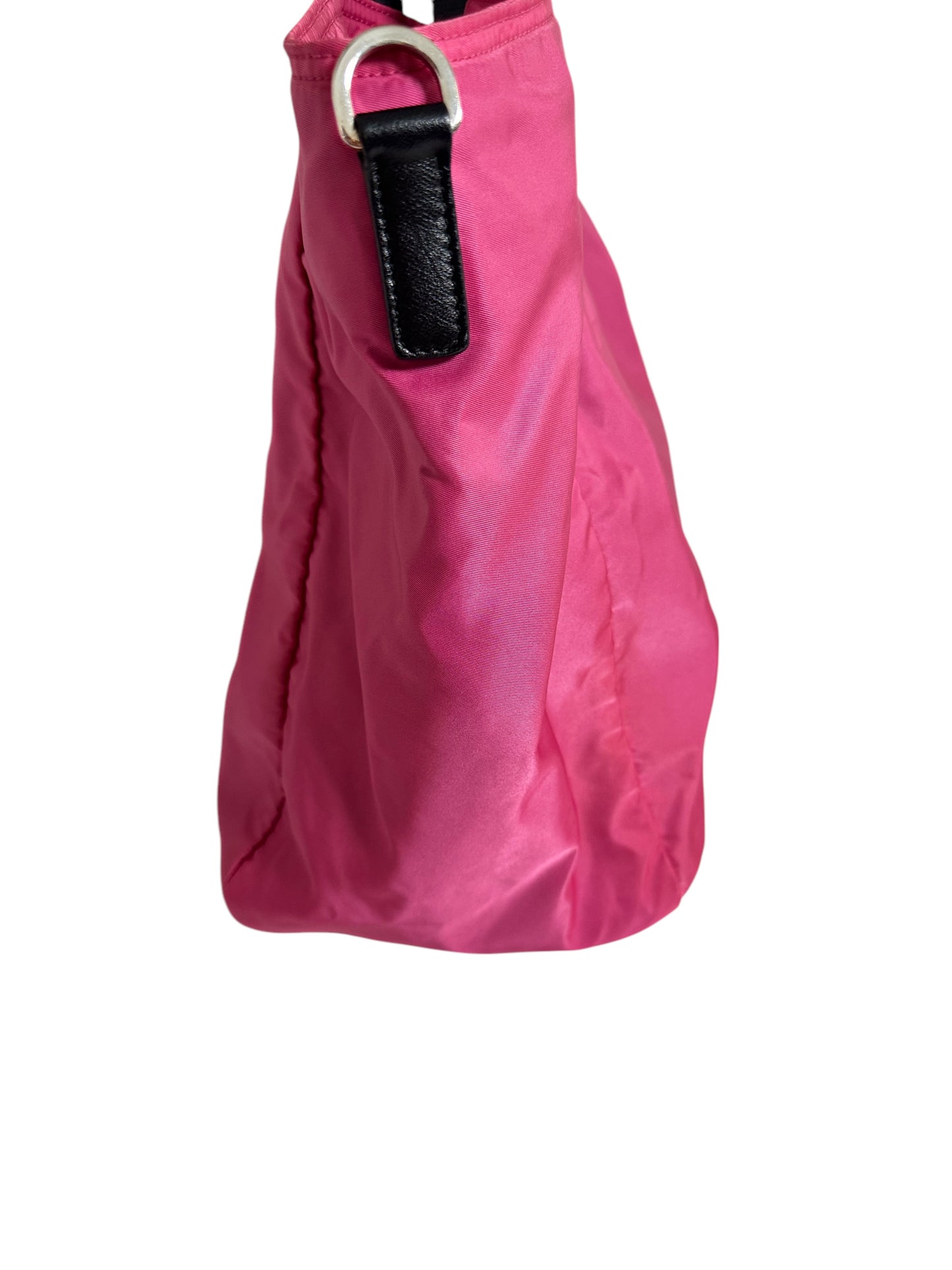 Prada Medium Nylon Tote 2 way Pink/Black