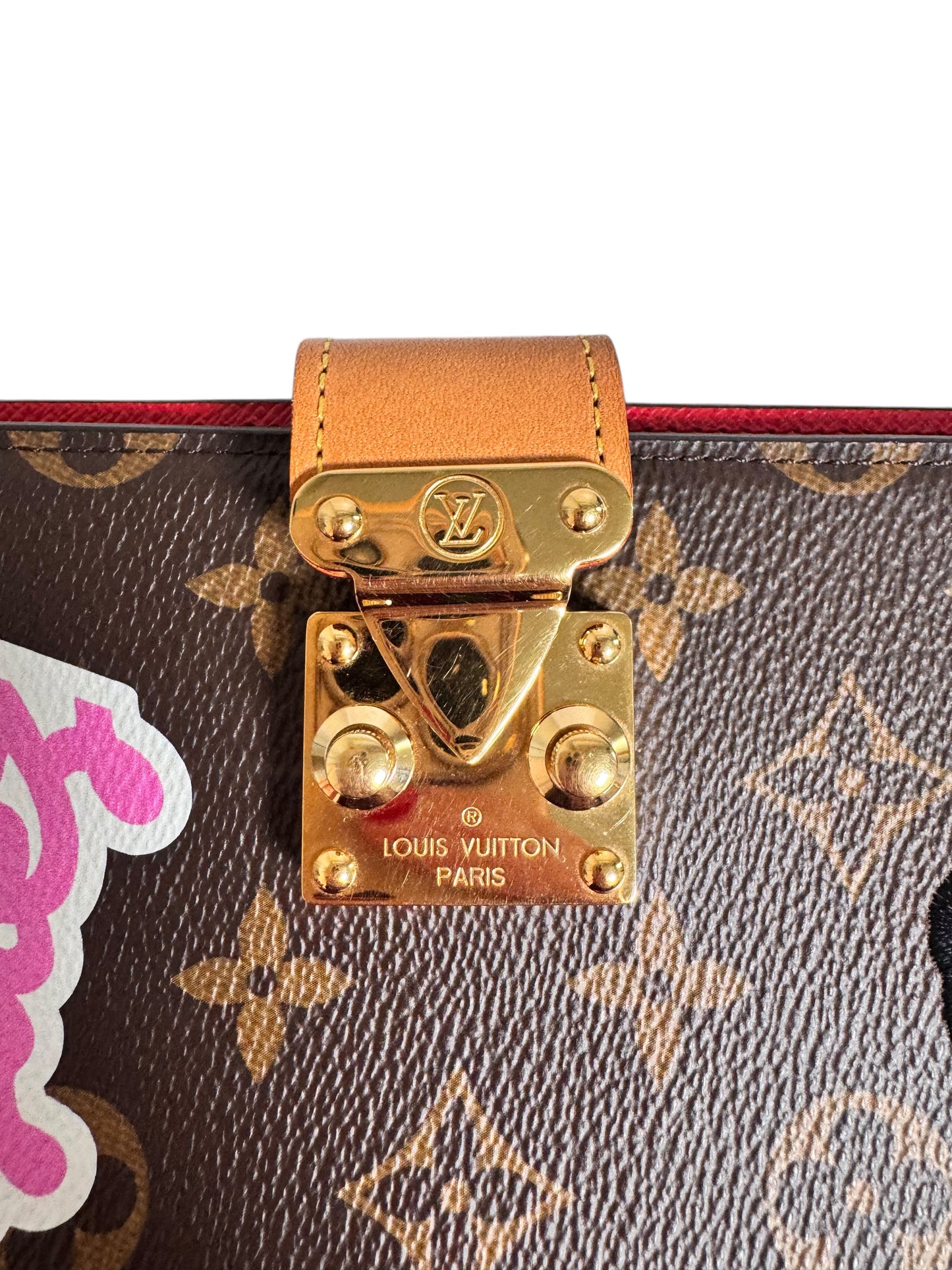 Louis Vuitton Monogram Canvas Travel Stickers Collection Notebook Cover 2016