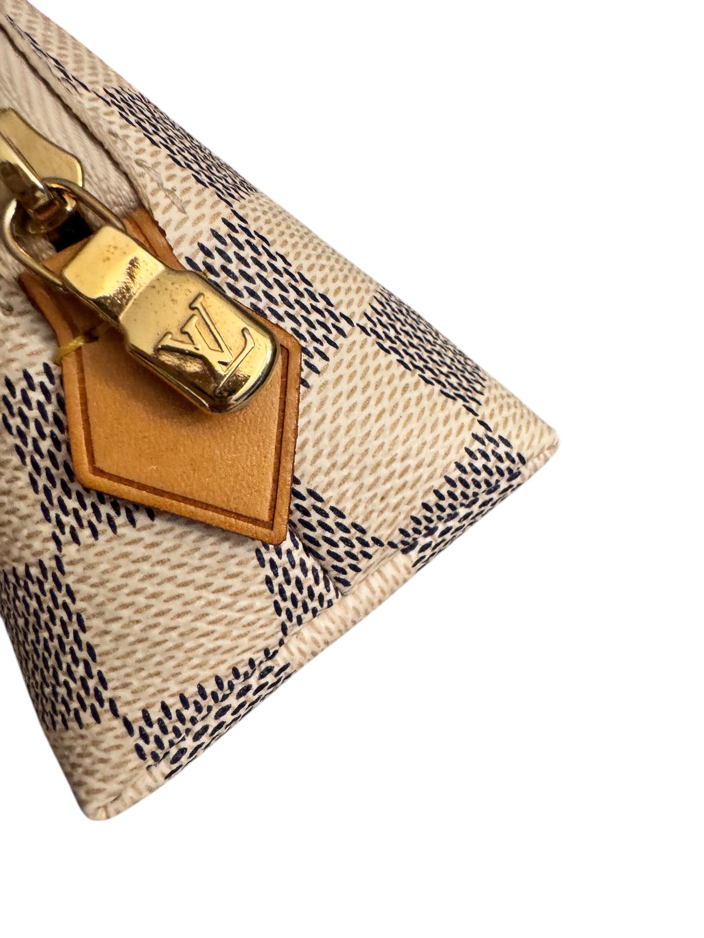 Louis Vuitton Damier Azur Cosmetic Pouch PM 2014