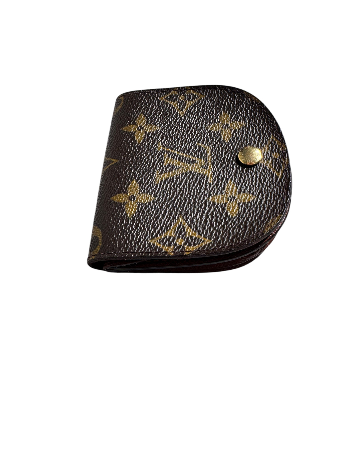 Louis Vuitton Monogram Porte Monnaie Gousset Coin Case 2004