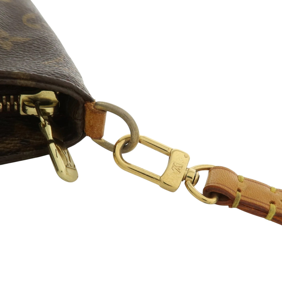 Louis Vuitton Monogram Canvas Partition Pouch Wristlet 2002
