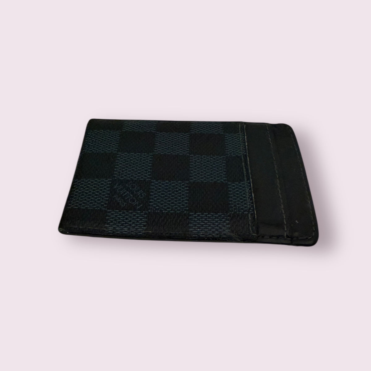 Louis Vuitton Damier Graphite Canvas Money Clip Cardholder 2015