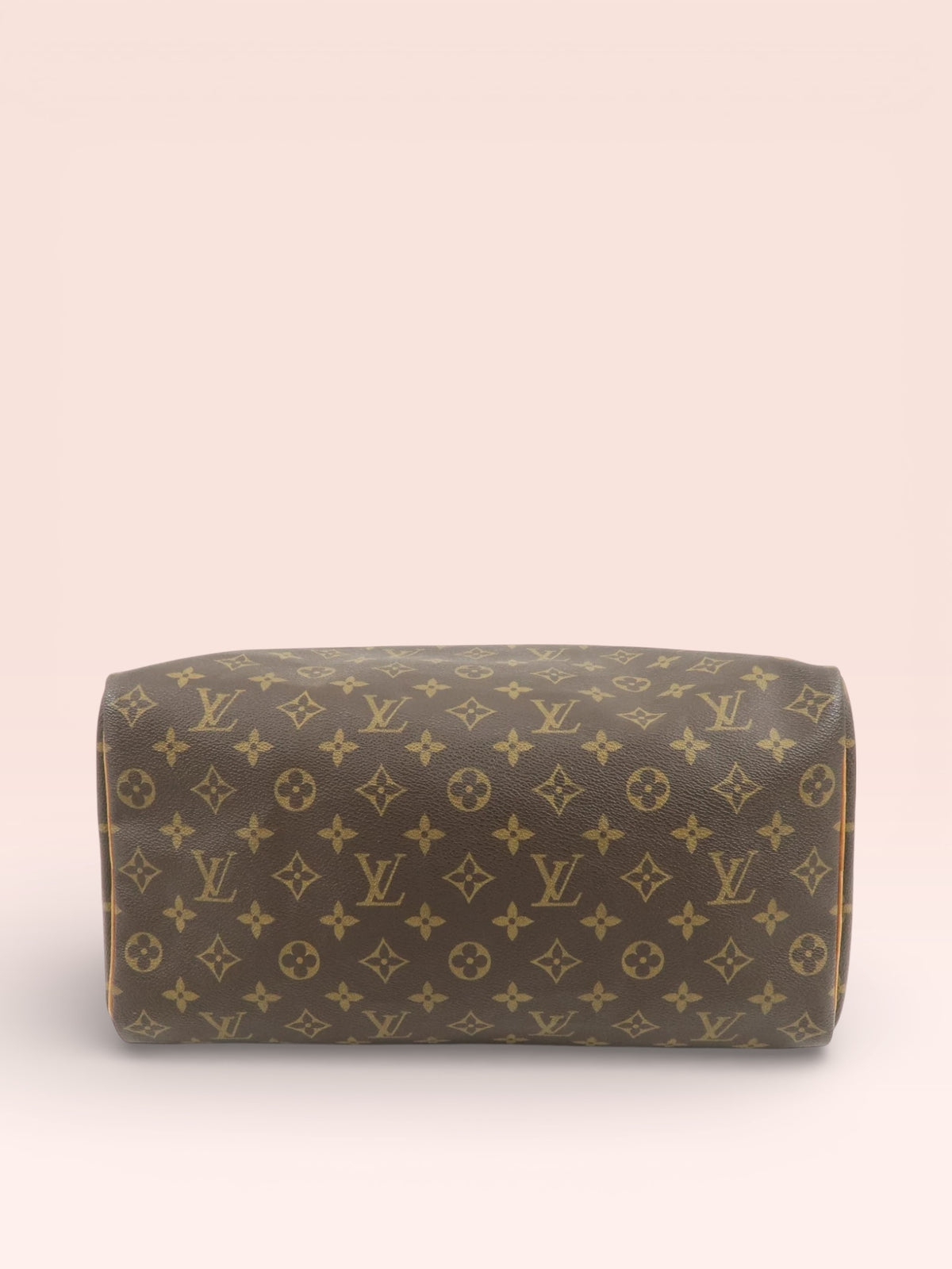 Louis Vuitton Monogram Canvas Speedy 35 w/ Lock & Key 1995