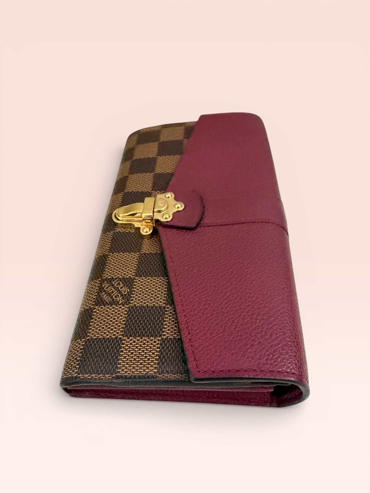 Louis Vuitton Damier Ebene Canvas Clapton Wallet 2018