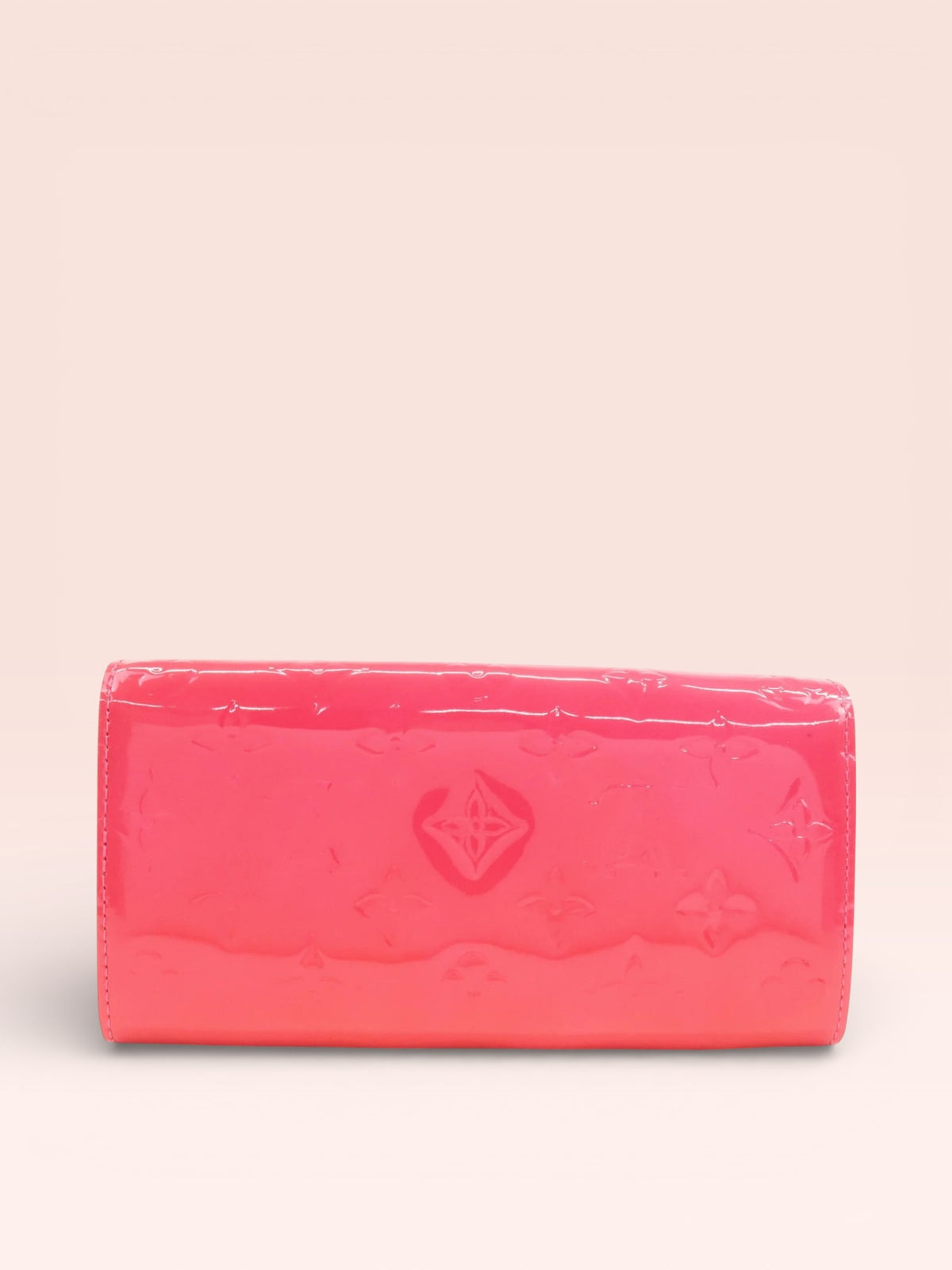 Louis Vuitton Monogram Vernis Sarah Wallet 2009 (Rose Pop)