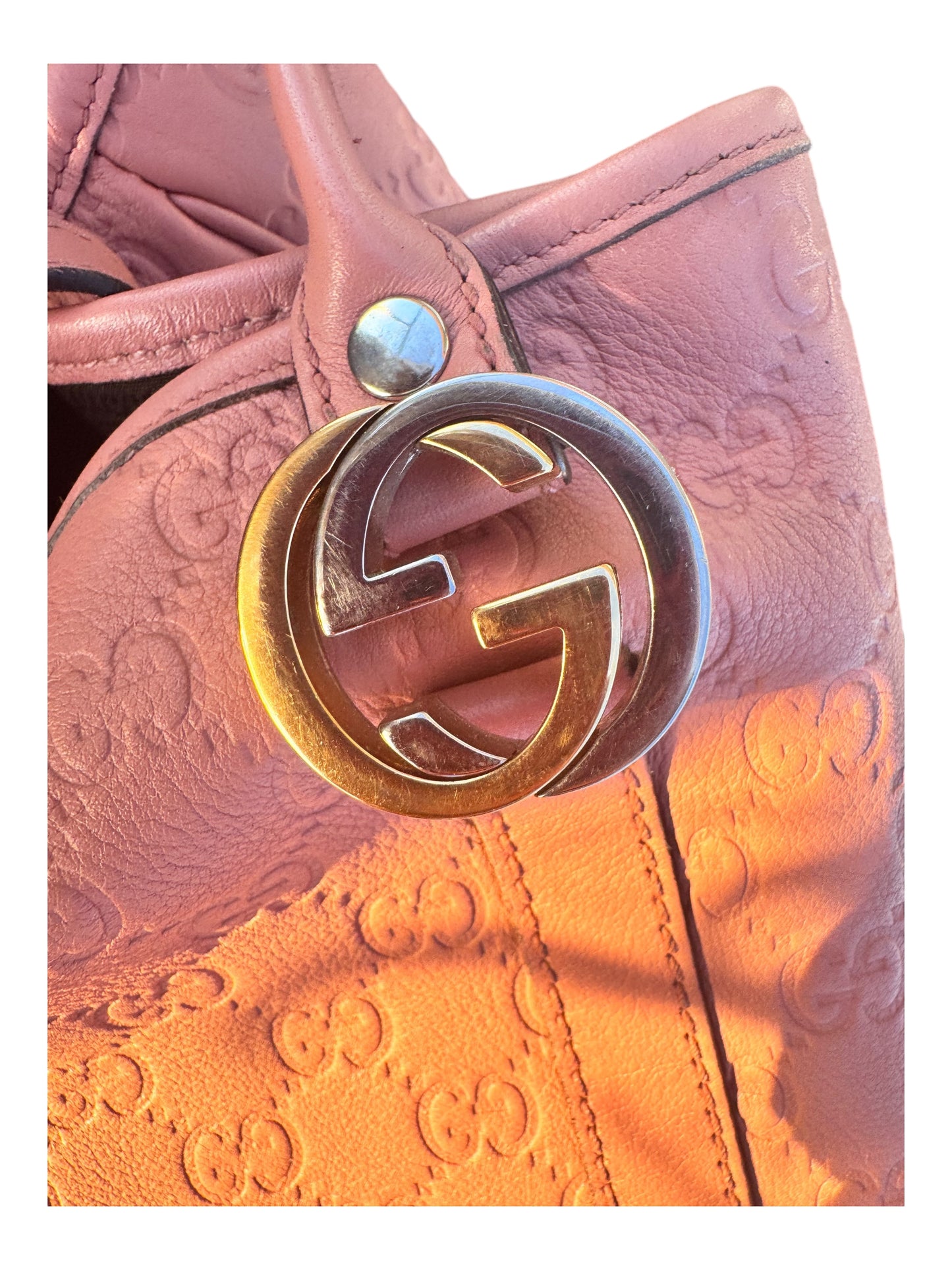 Gucci Guccissima Small GG Twins Signature Tote