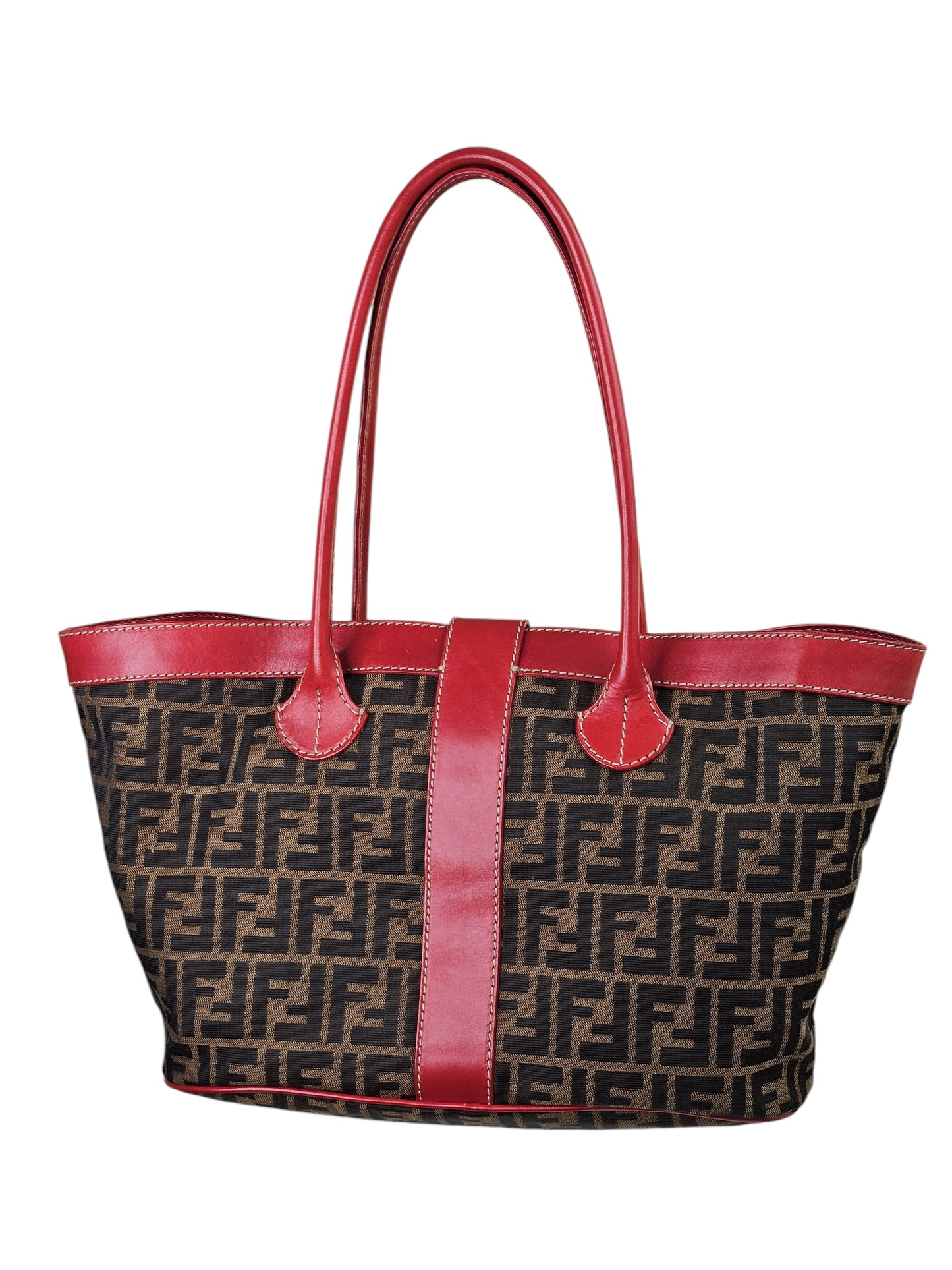 Fendi Vintage Zucca FF Logo Tote