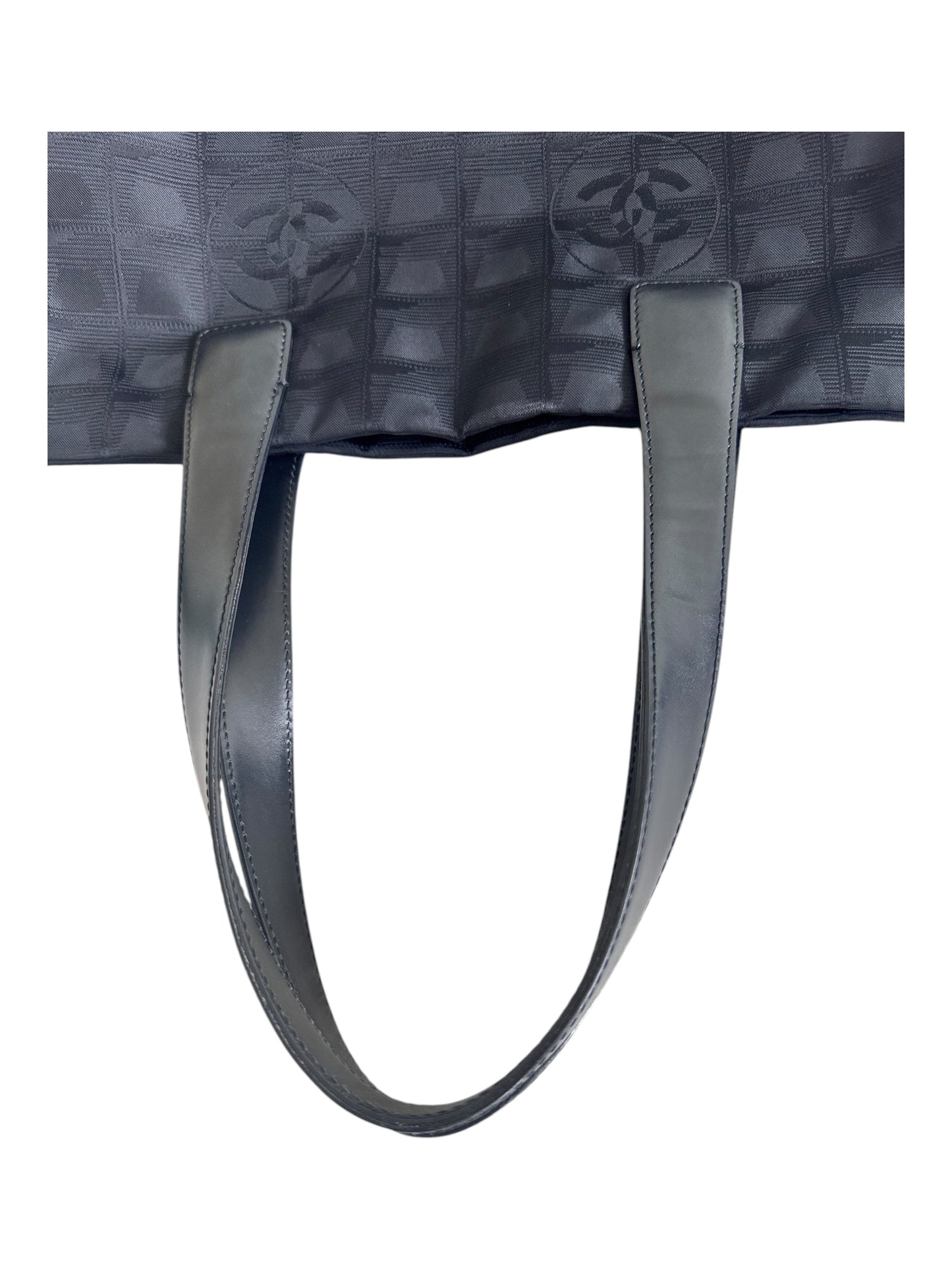 Chanel New Travel Line Nylon Tote (Black)