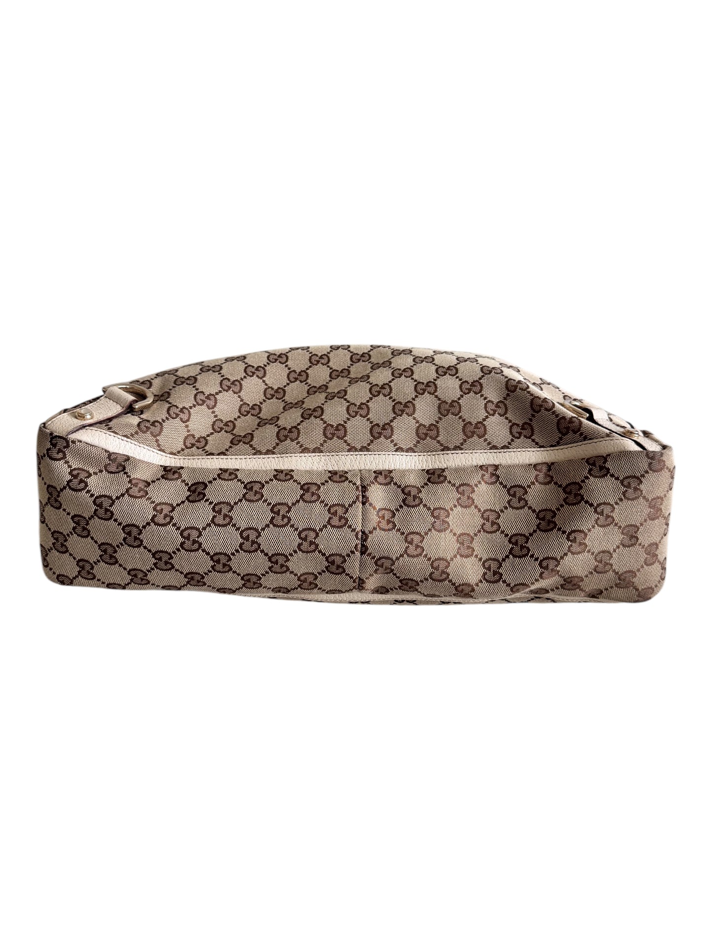 Gucci Abbey Line D Ring Tote Bag (Beige)