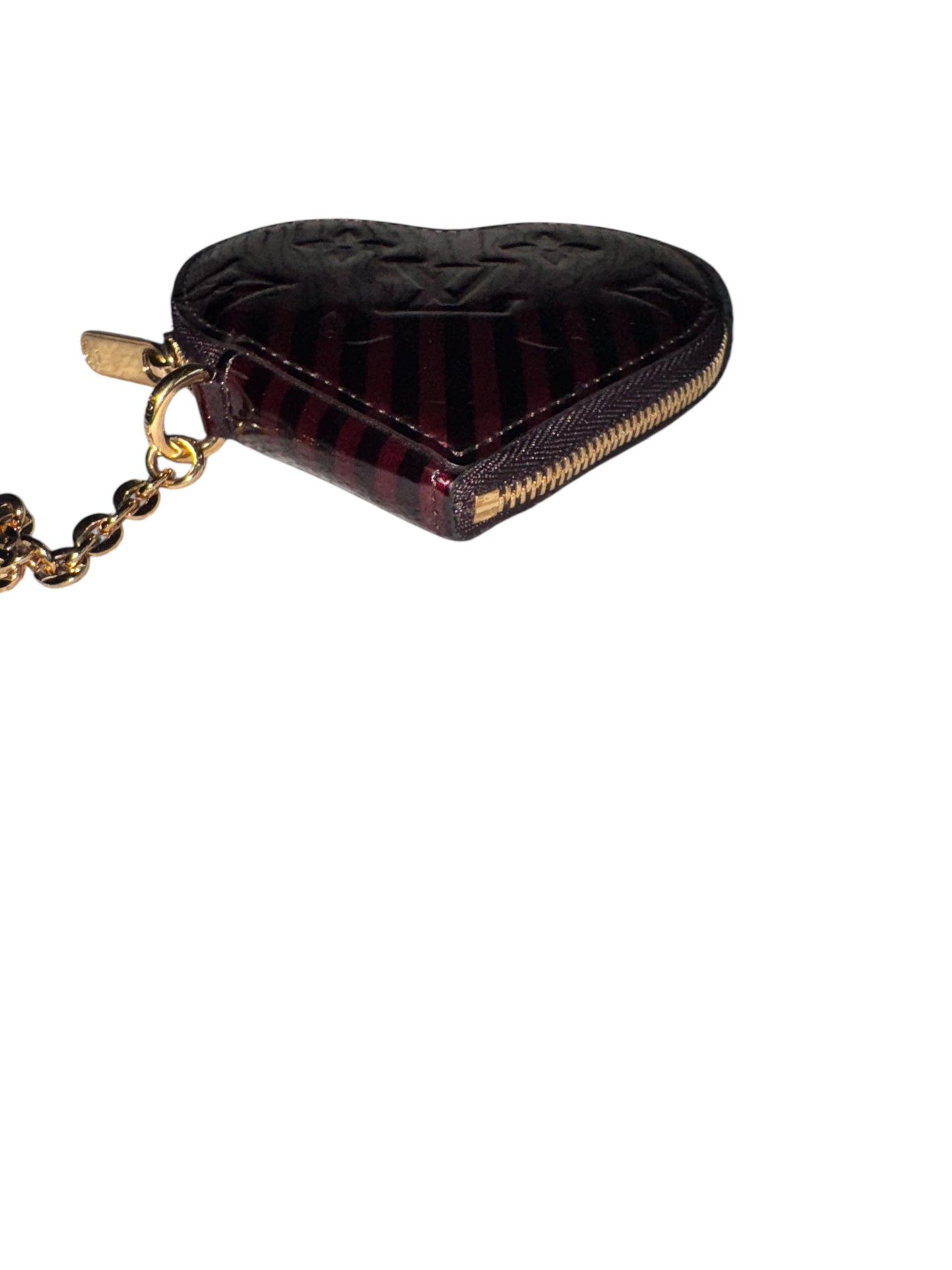 Louis Vuitton Vernis Monogram Rayeur Porte Monnaie Coeur (Heart-Shaped Coin Purse, 2011)