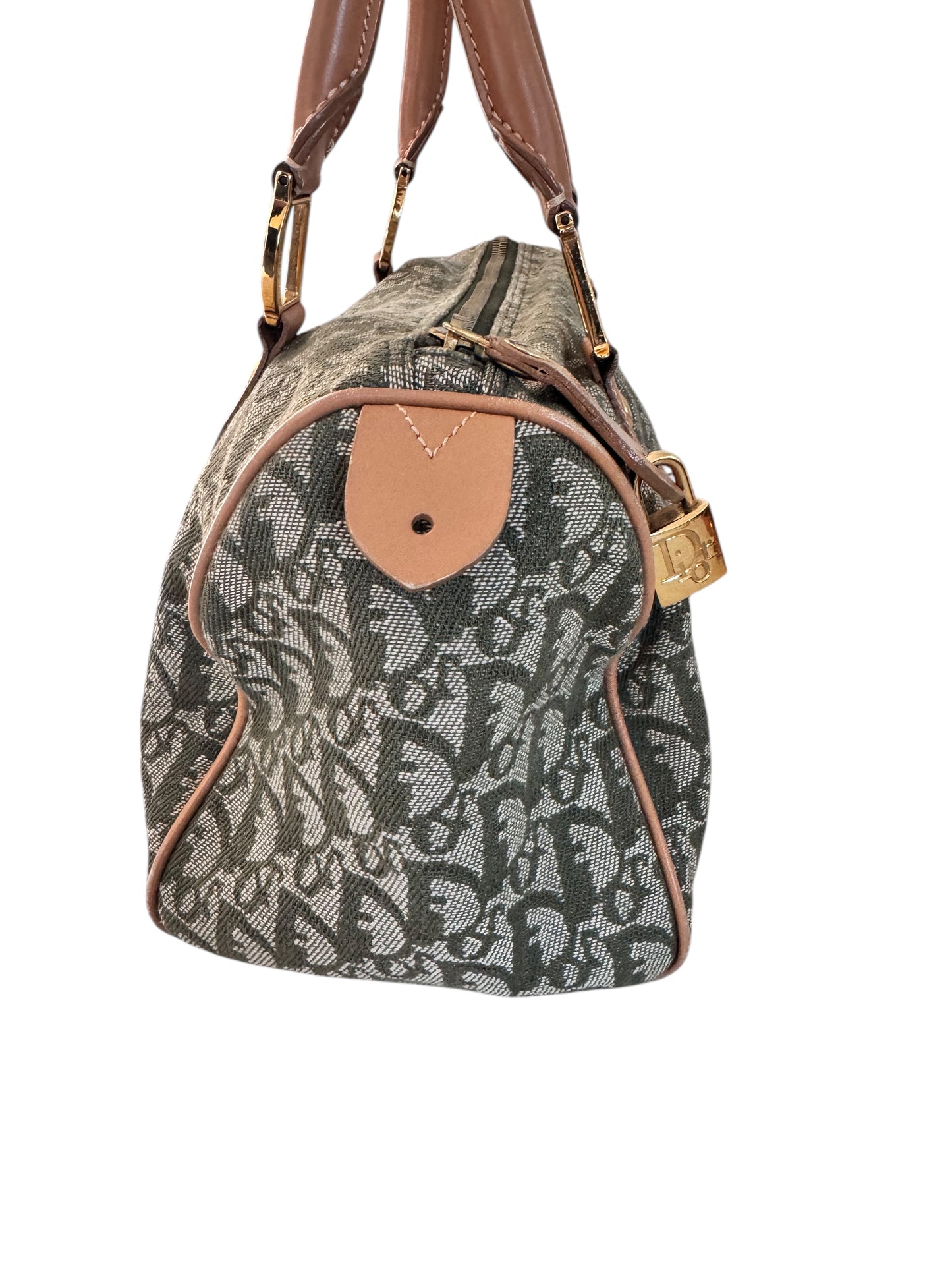 Christian Dior Trotter Mini Boston Bag (Green)