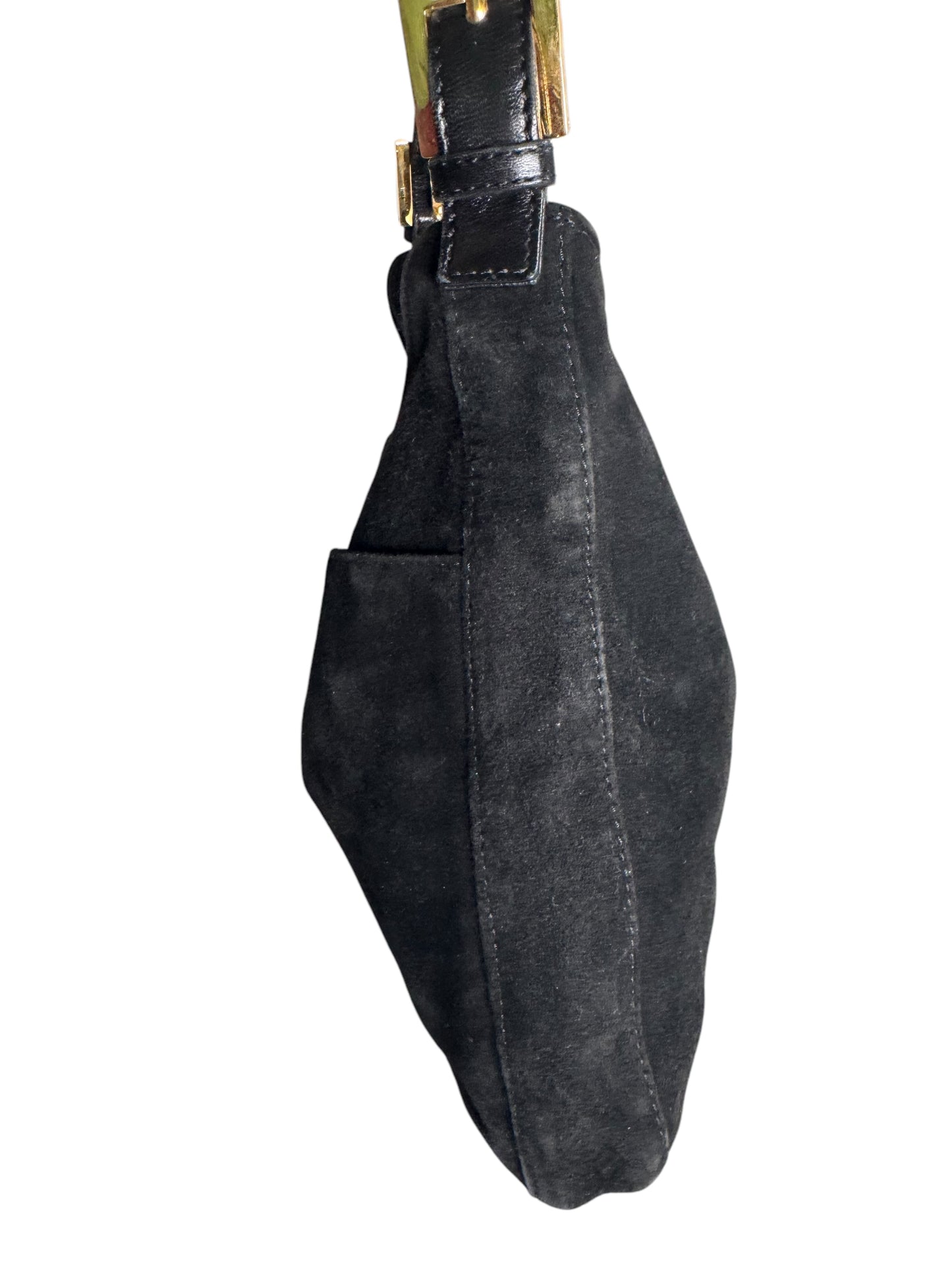 Fendi Suede Mama Hobo Shoulder Bag