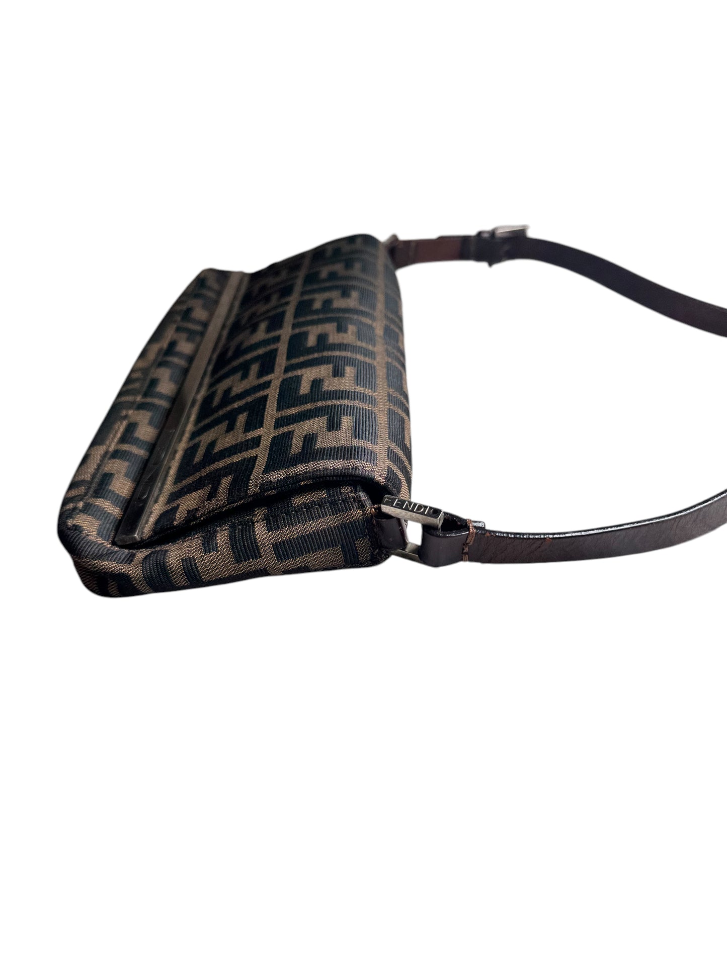 Fendi Zucca Baguette Shoulder Bag