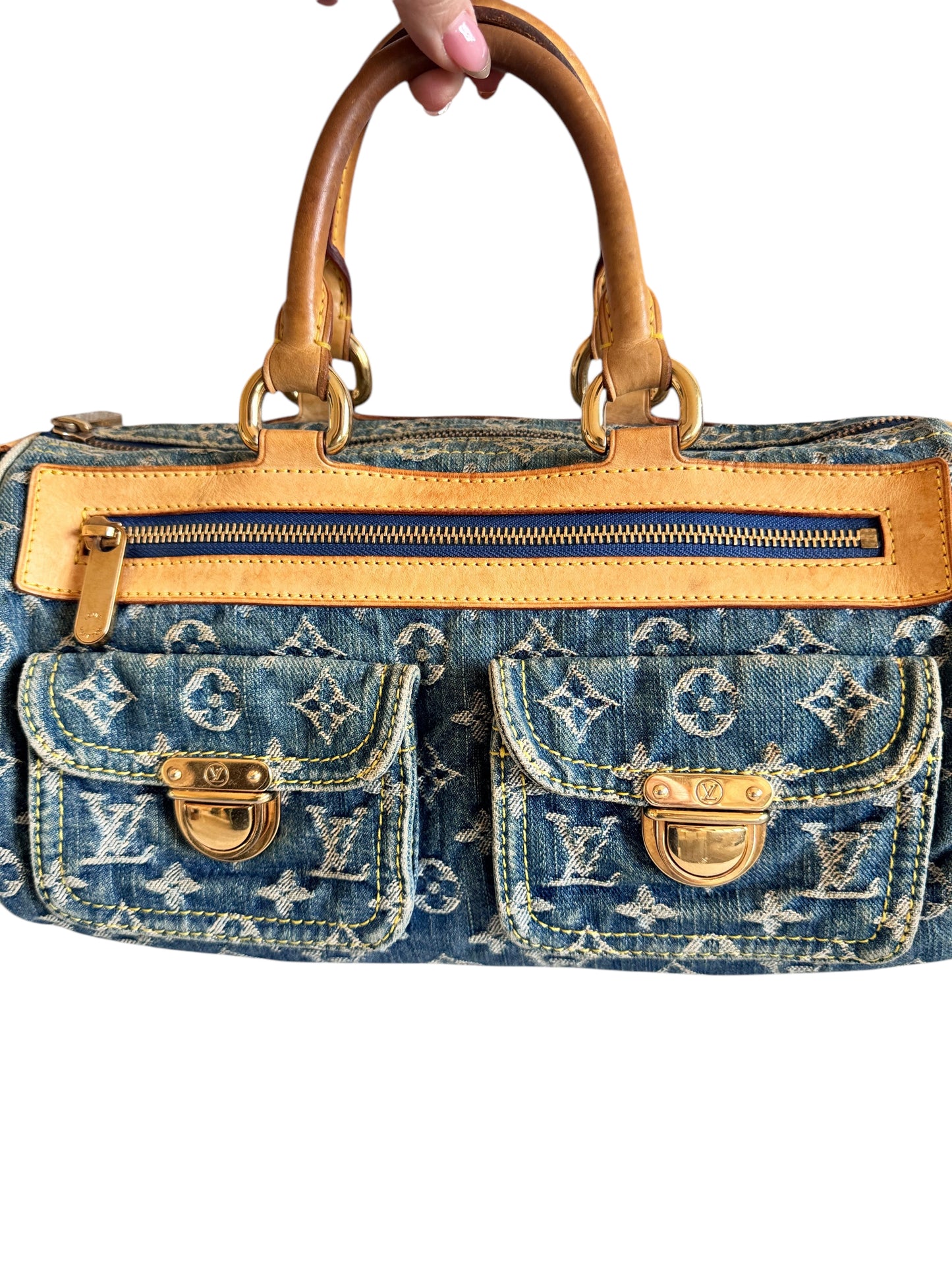 Louis Vuitton Monogram Denim Neo Speedy 2005