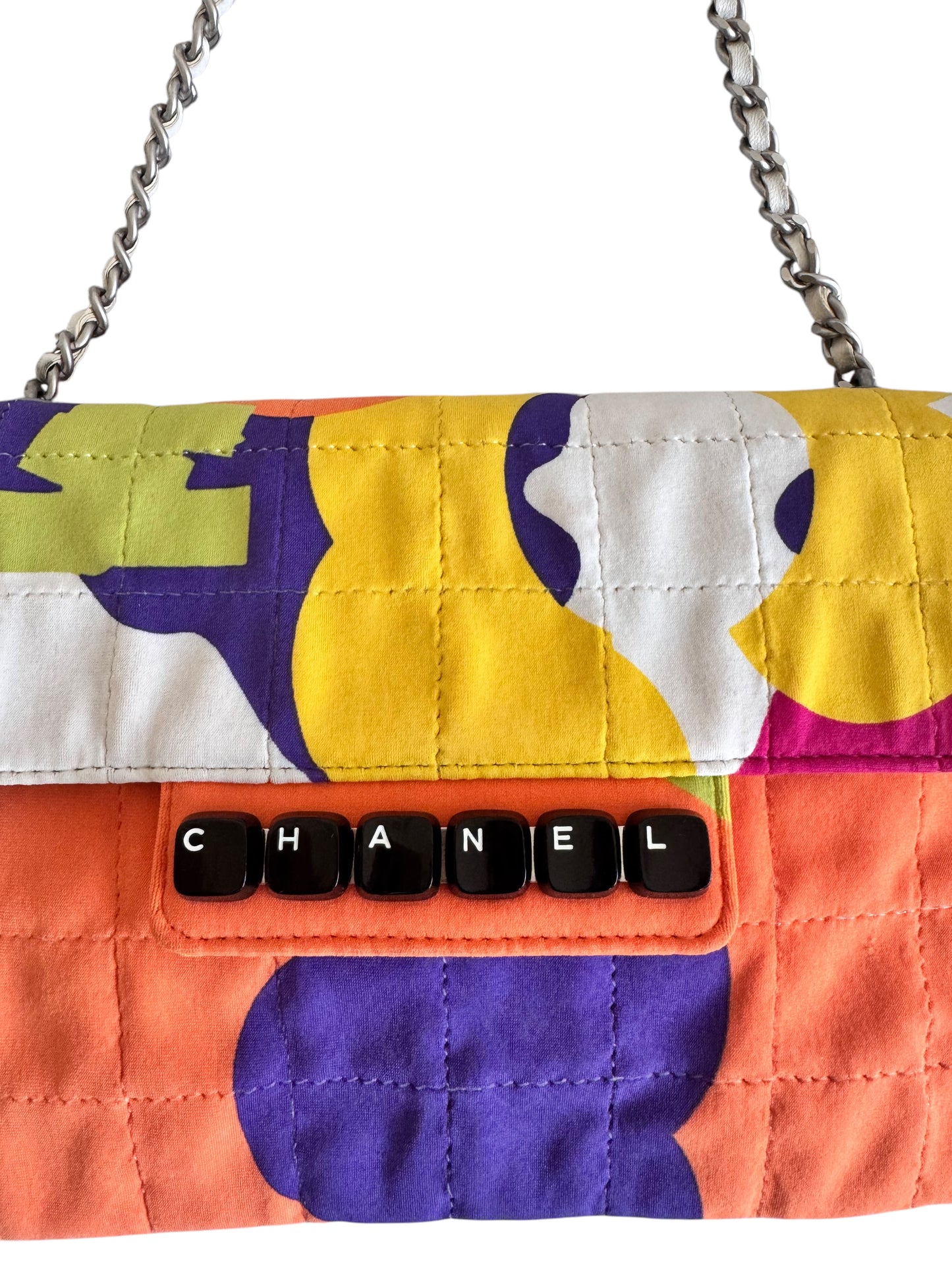 Chanel Chocolate Bar Piano Multicolor Bag (2000)