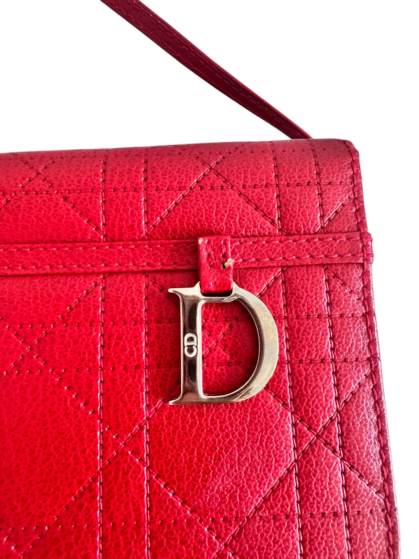 Christian Dior Cannage Vanity Case (RED)