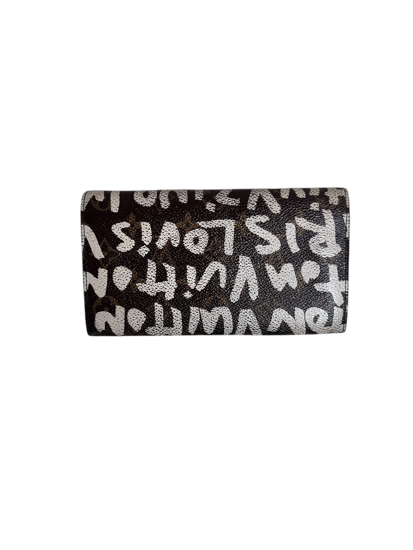 Louis Vuitton Monogram Canvas Graffiti 2001 Portefeuille Sarah Wallet (Limited Edition)
