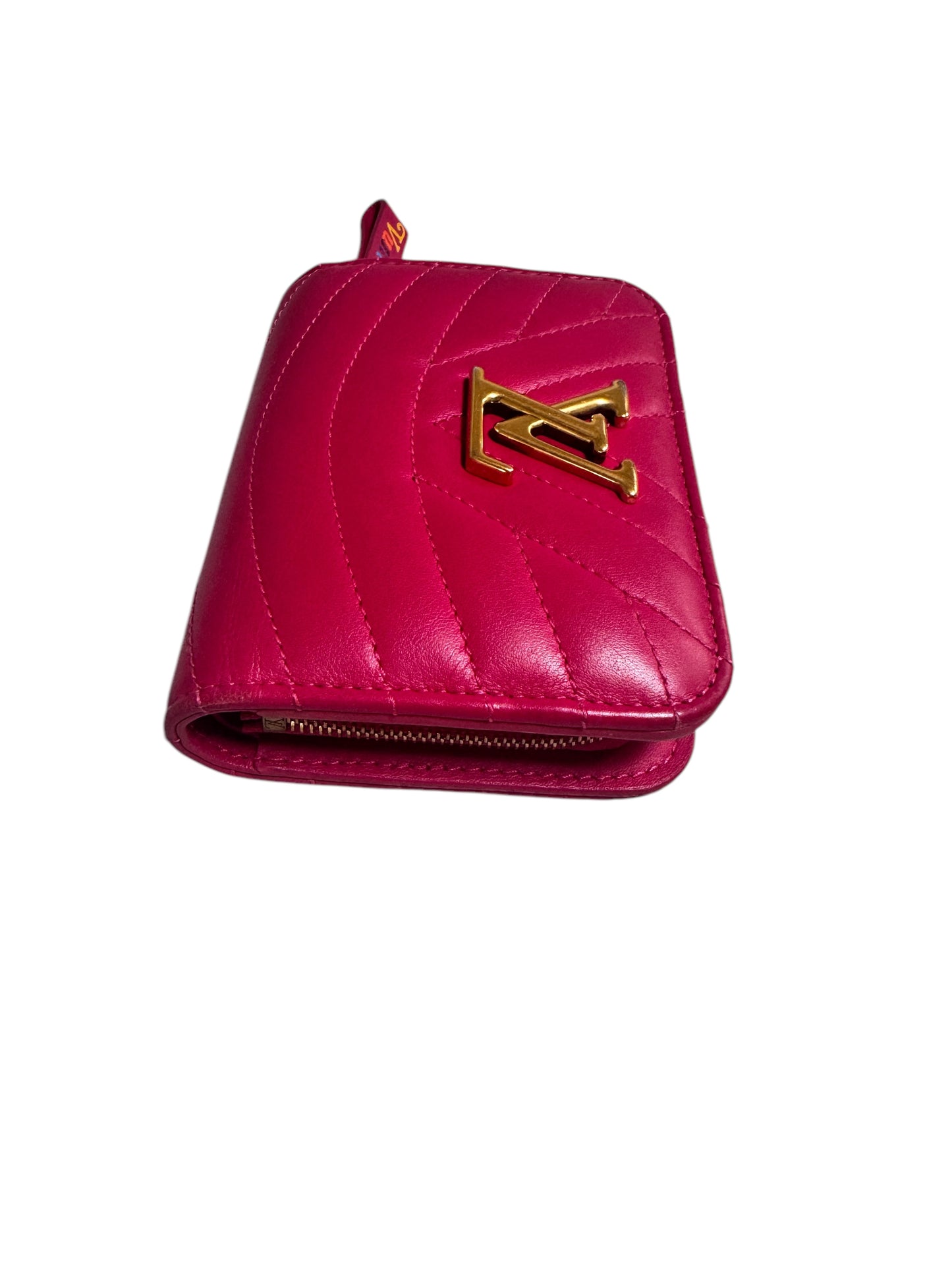 Louis Vuitton Quilted Leather New Wave Compact Wallet (Pink)