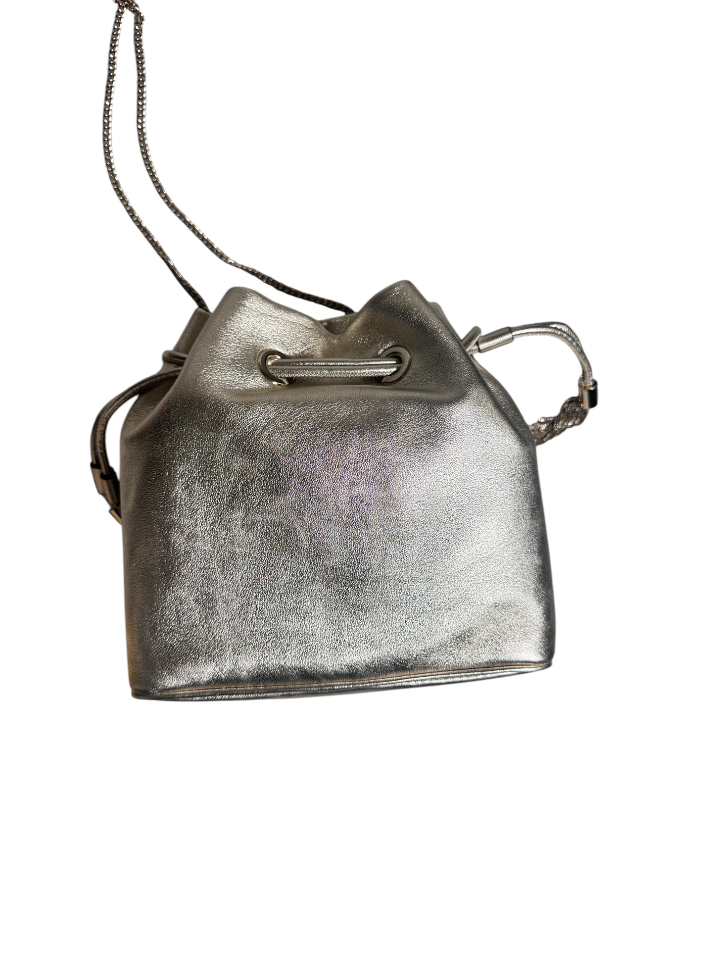 Jimmy Choo Bon Bon Metallic Gold Bucket Bag
