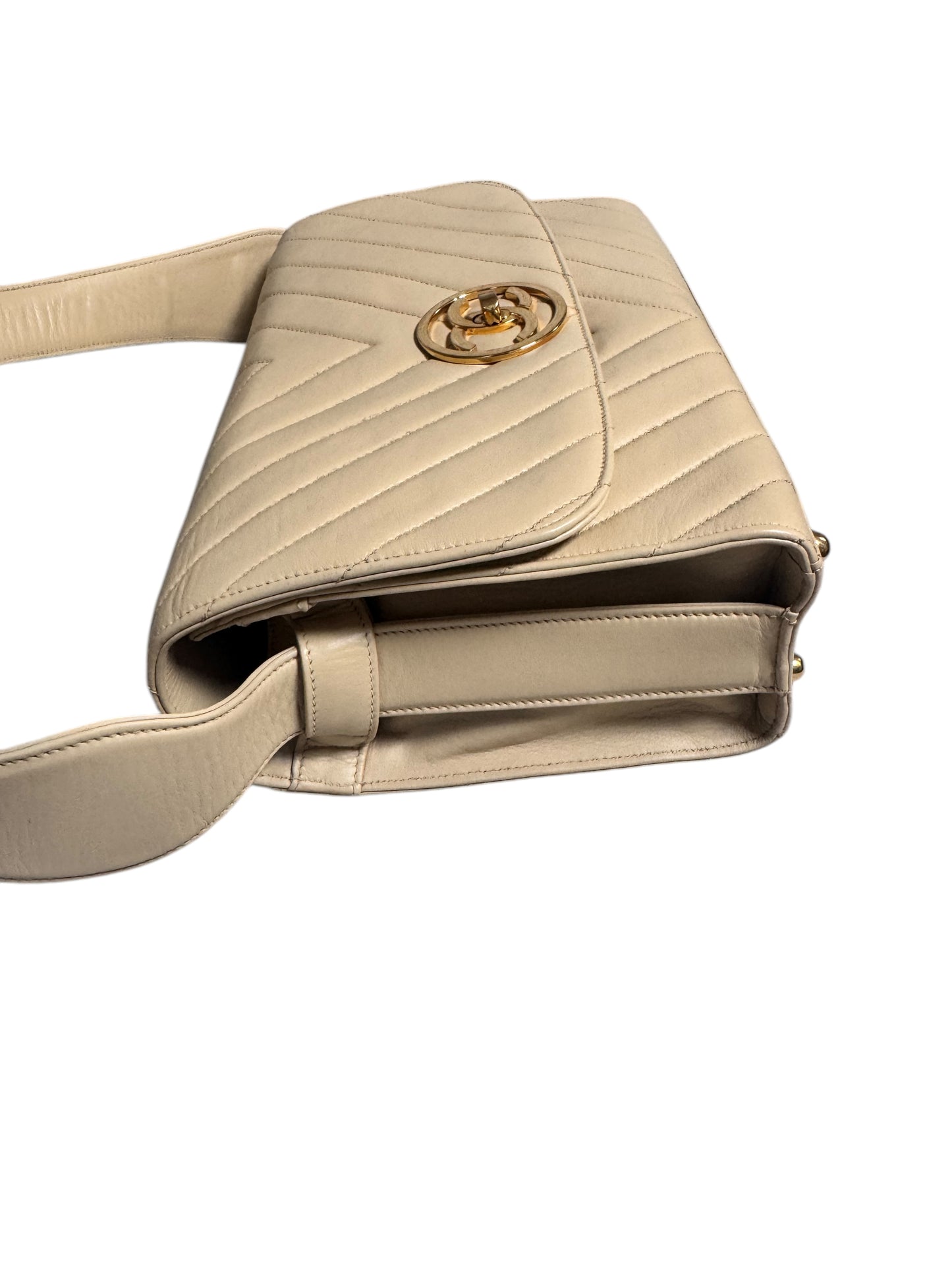 Chanel Lambskin V-shaped Stitch Shoulder Bag *REPAINTED* 1991-1994