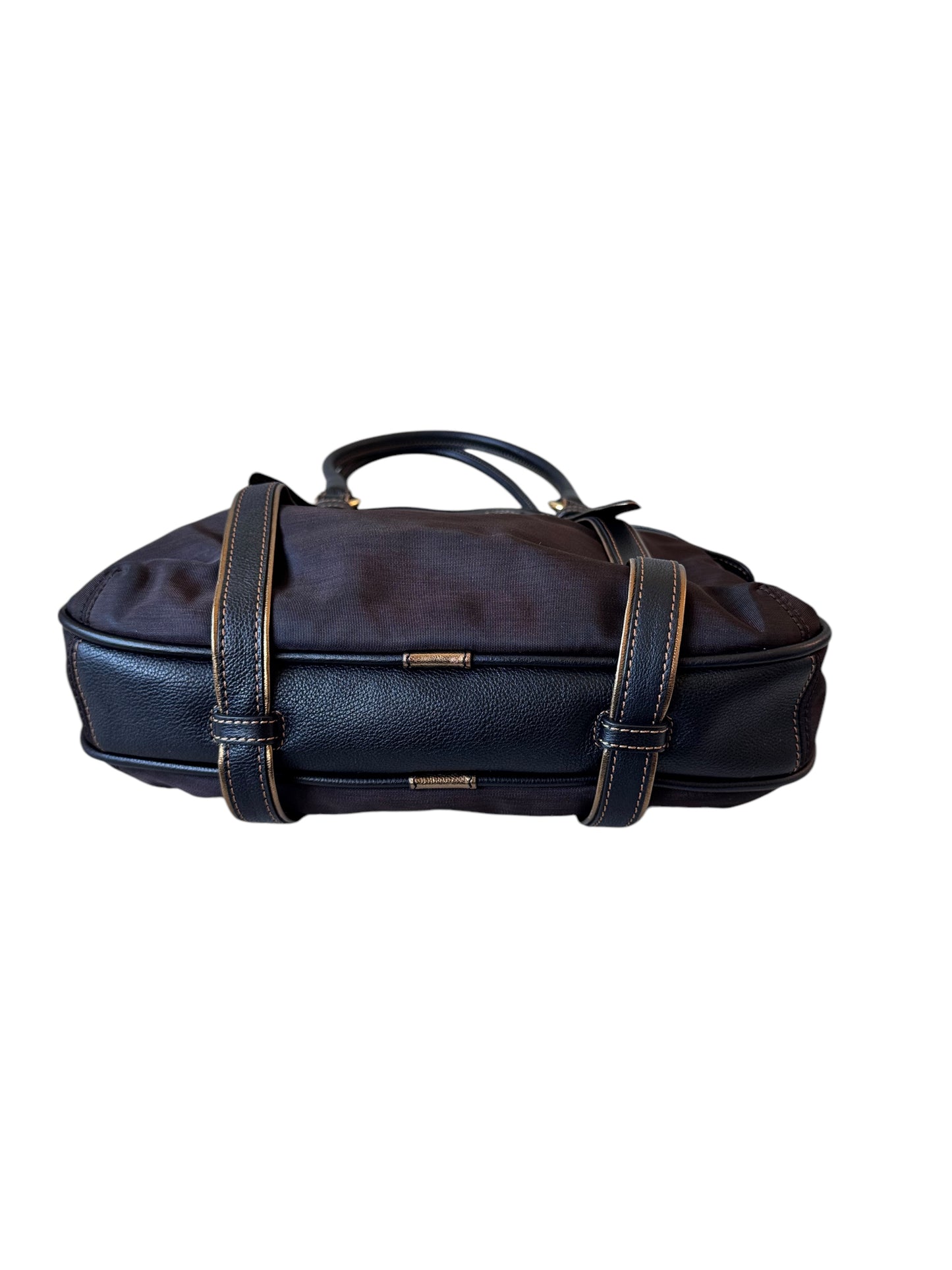 LOEWE Anagram Canvas Leather Hand Bag (brown/black)