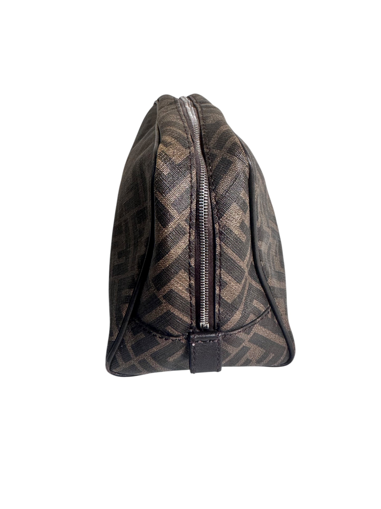 Fendi Monogram Coated Canvas Makeup/Toiletry Pouch
