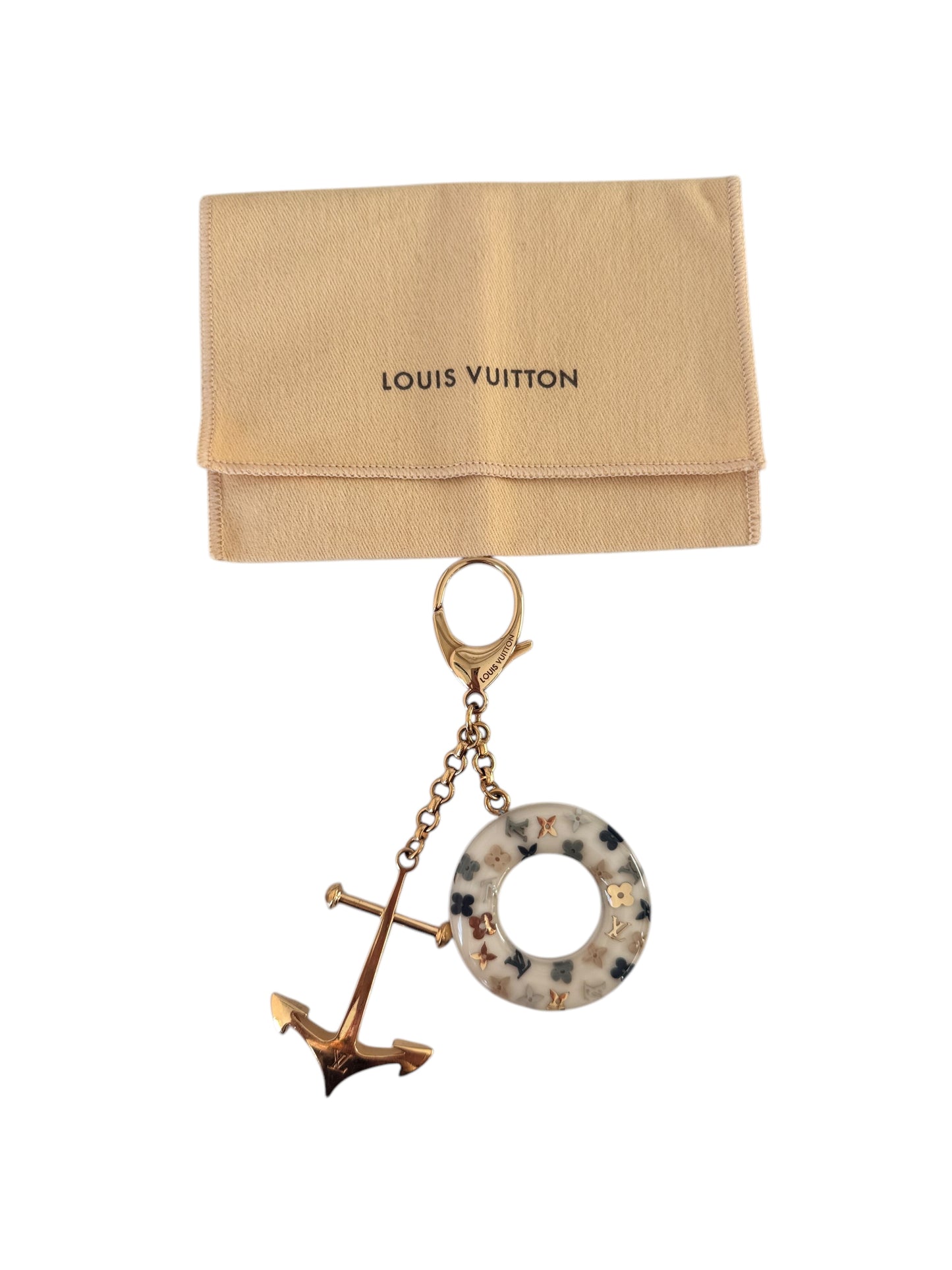 Louis Vuitton Monogram Porte Cles Marine Anchor Swim Ring Charm 2009