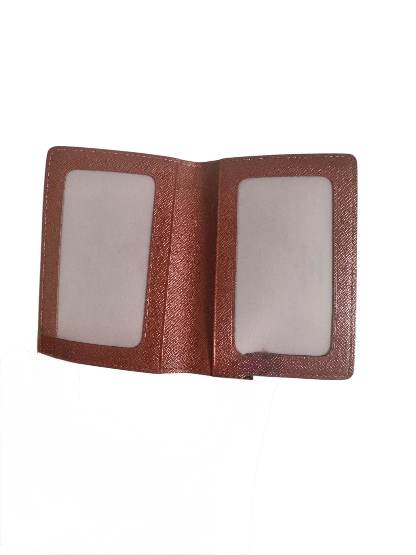 Louis Vuitton Monogram Porte 2 Cartes Vertical Pass Card Case 1999