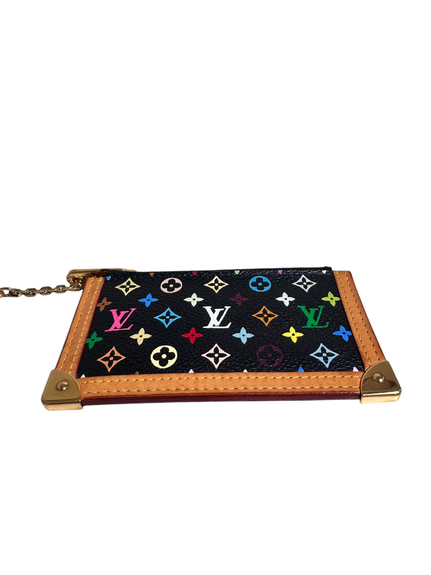 Louis Vuitton Monogram Multicolor Pochette Cles Coin Pouch 2007