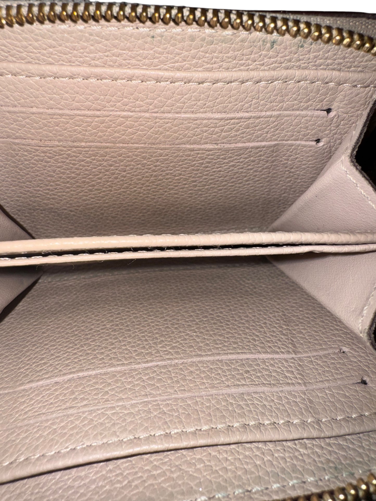 Louis Vuitton Calfskin Leather LockMeZippy Coin Purse 2010