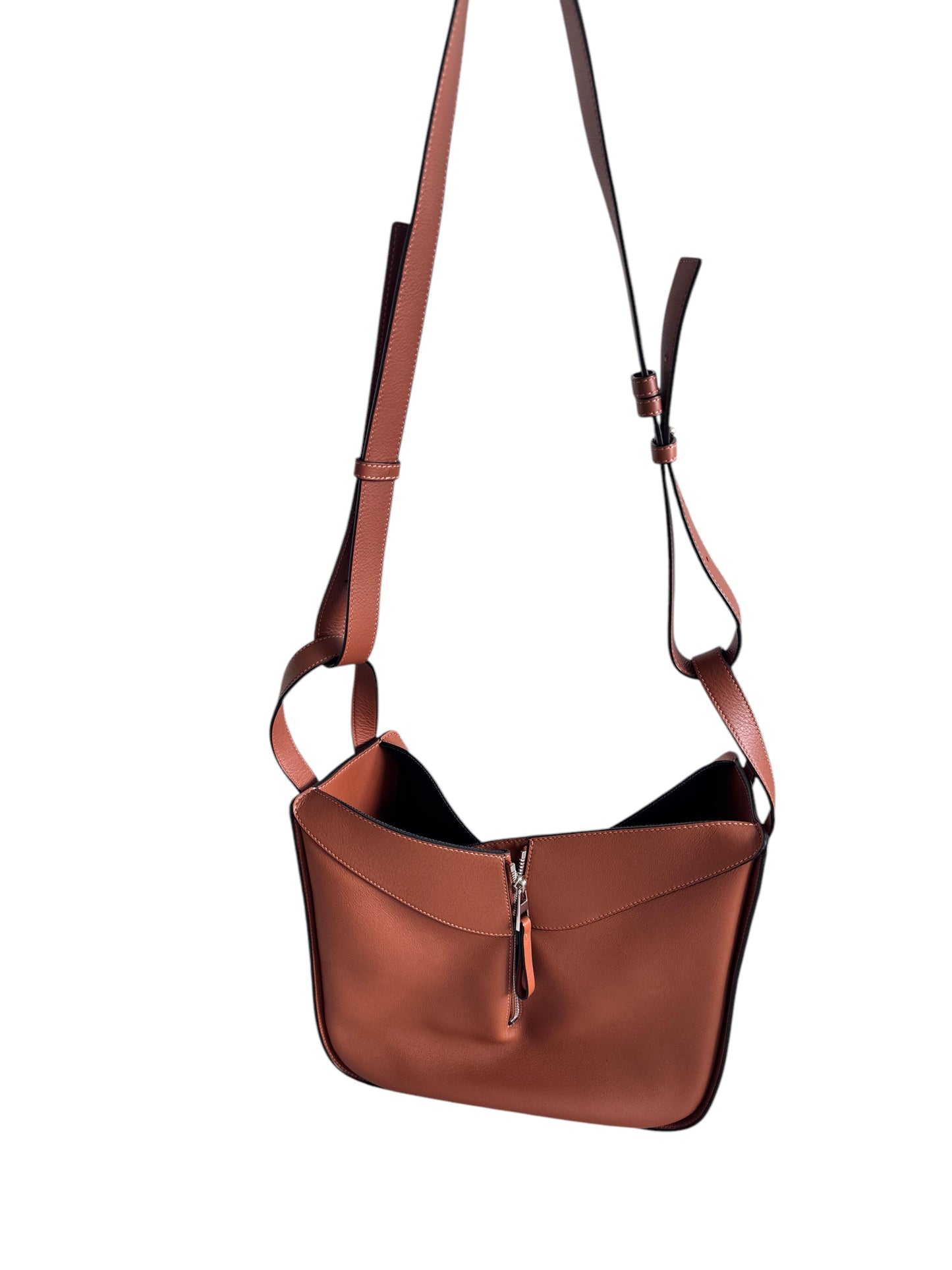 Loewe Calfskin Leather Classic Small Hammock Bag - Tan