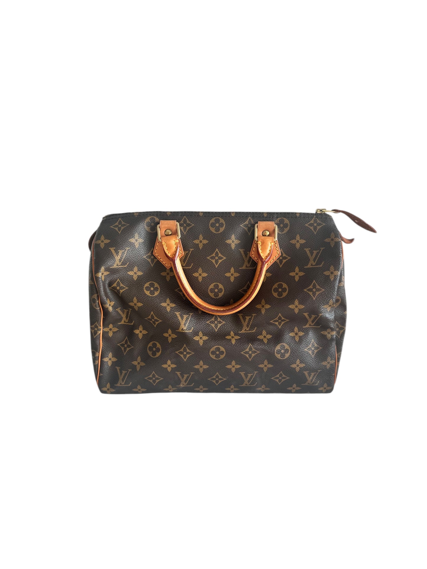 Louis Vuitton Monogram Canvas Speedy 30 1995 w/Lock & Key