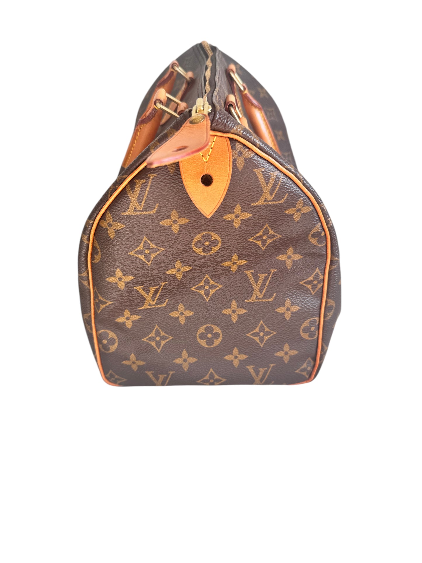 Louis Vuitton Monogram Canvas Speedy 30 2001 w/ Lock & Key
