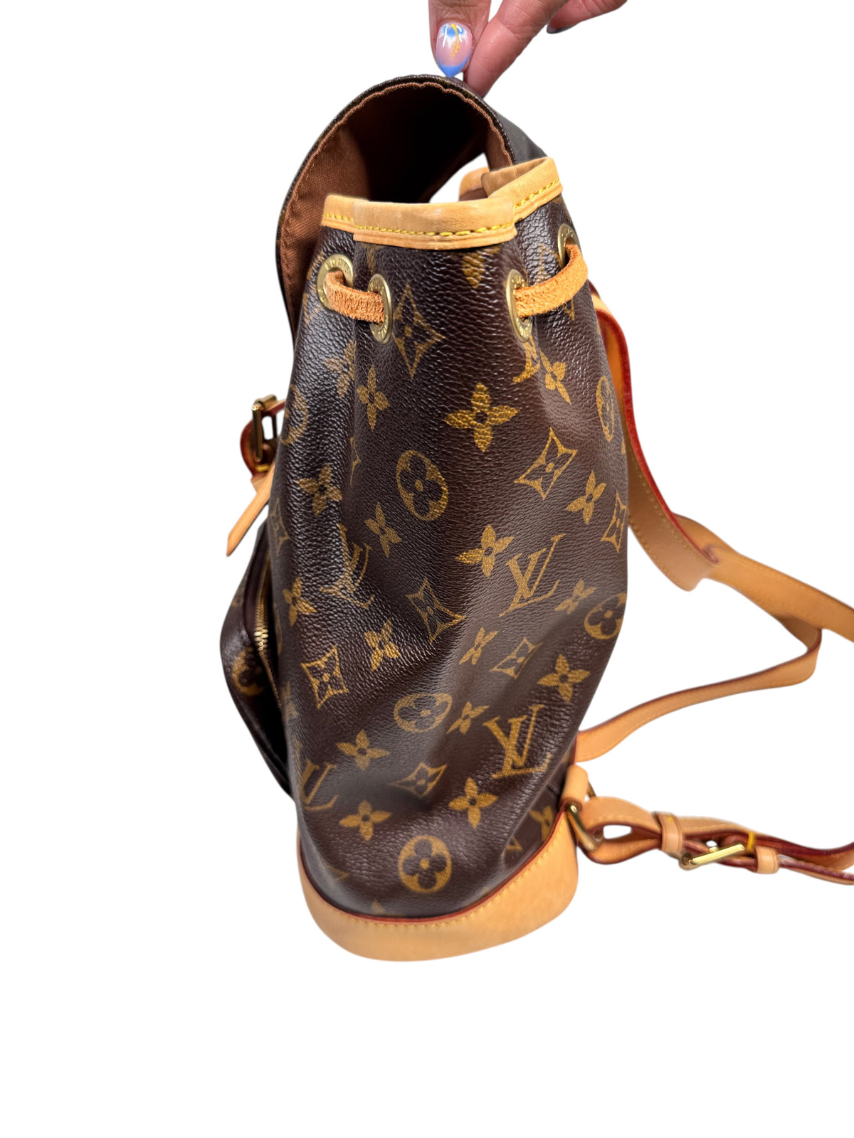 Louis Vuitton Monogram Canvas Montsouris MM Backpack 2006